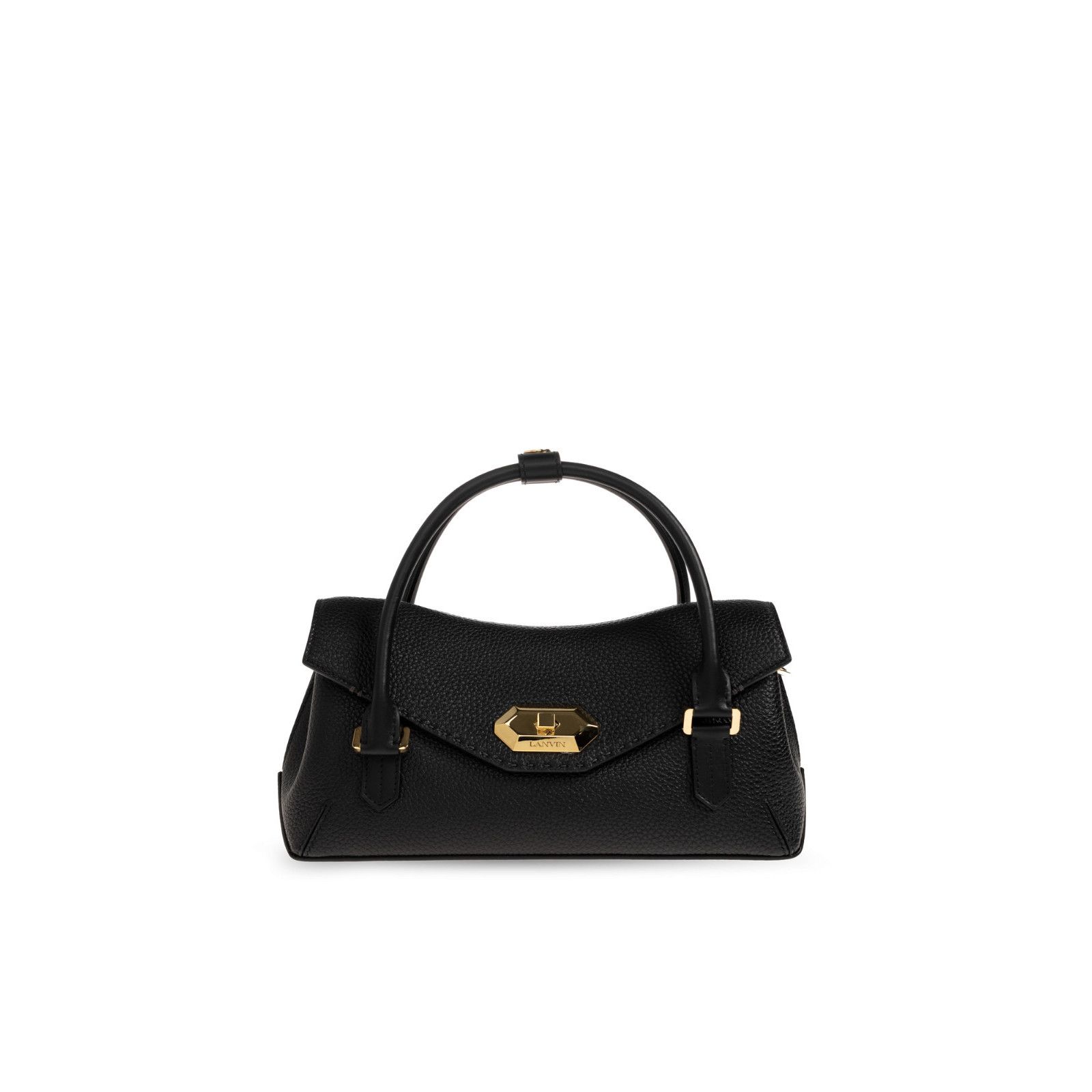 Lanvin LANVIN Le Confident Black Top Handle Bag New Size ONE SIZE - 1 Thumbnail