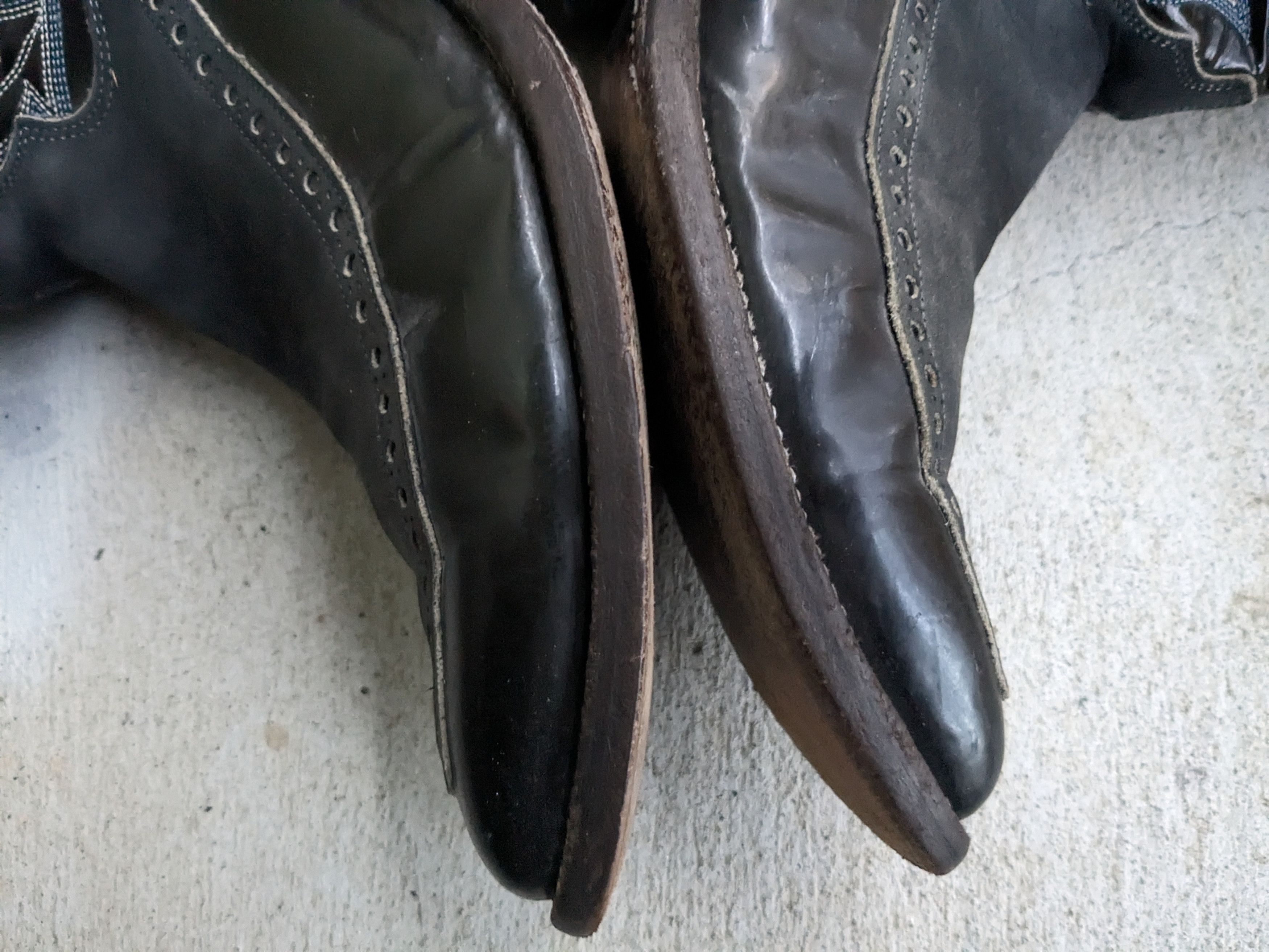 Justin Boots Vintage Justin Cowboy Boots Leather Black Blue 9 D Western Size US 9 / EU 42 - 8 Thumbnail