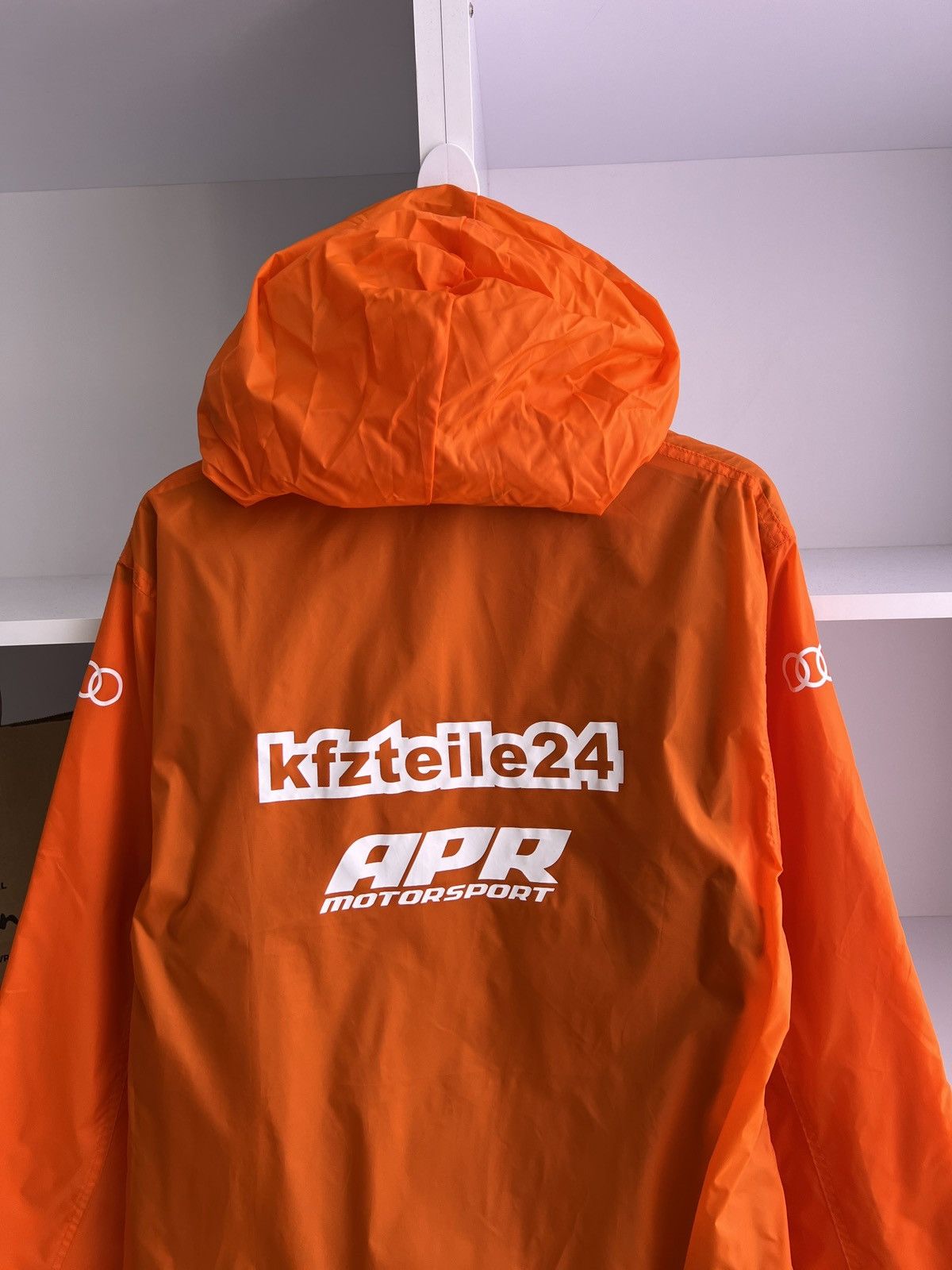 Audi × Vintage Vintage Audi Sport Light Orange Racing Jacket Size US L / EU 52-54 / 3 - 12 Thumbnail