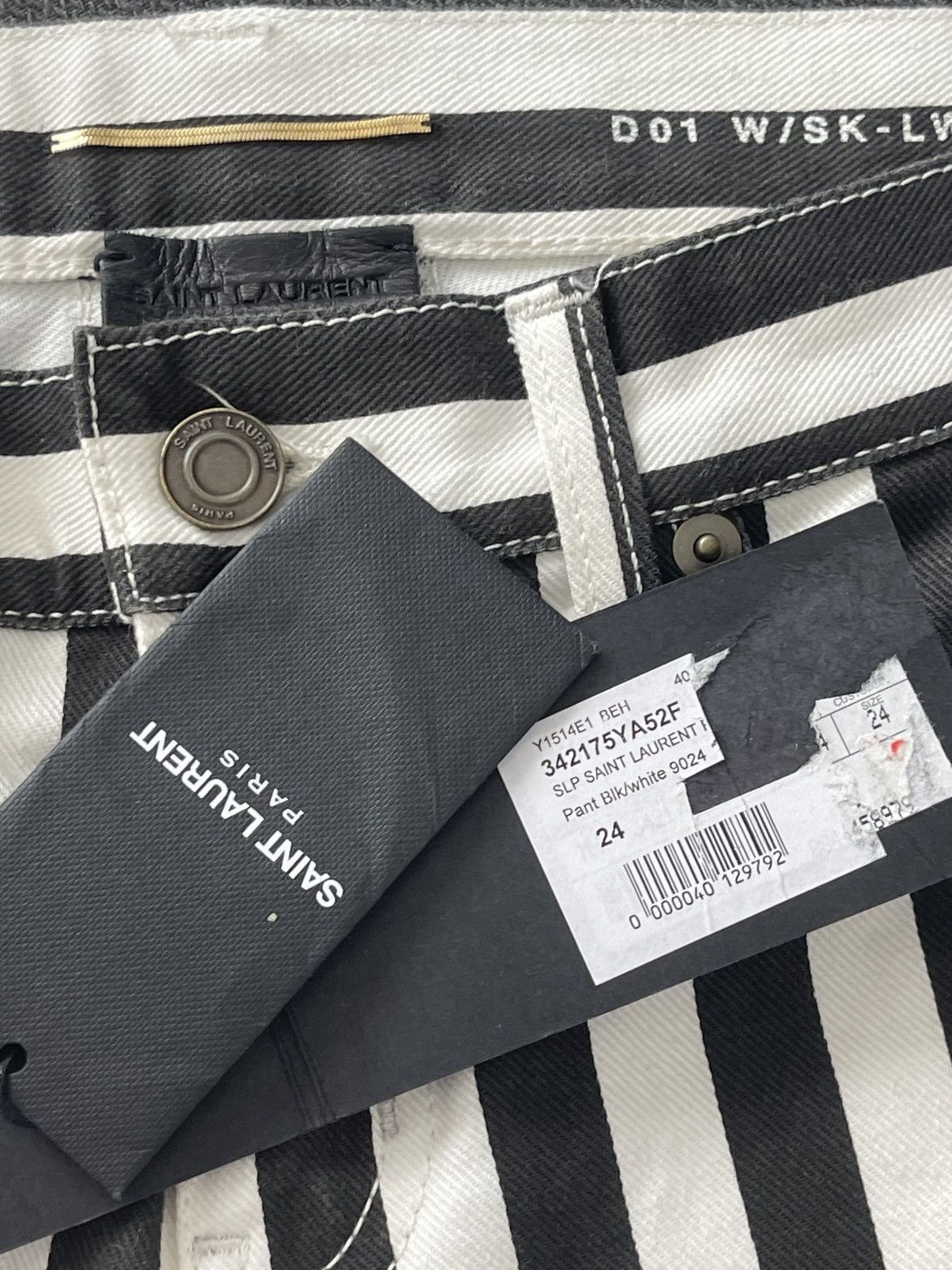 Yves Saint Laurent SAINT LAURENT Skinny Jeans Size 24" / US 00 / IT 34 - 4 Thumbnail