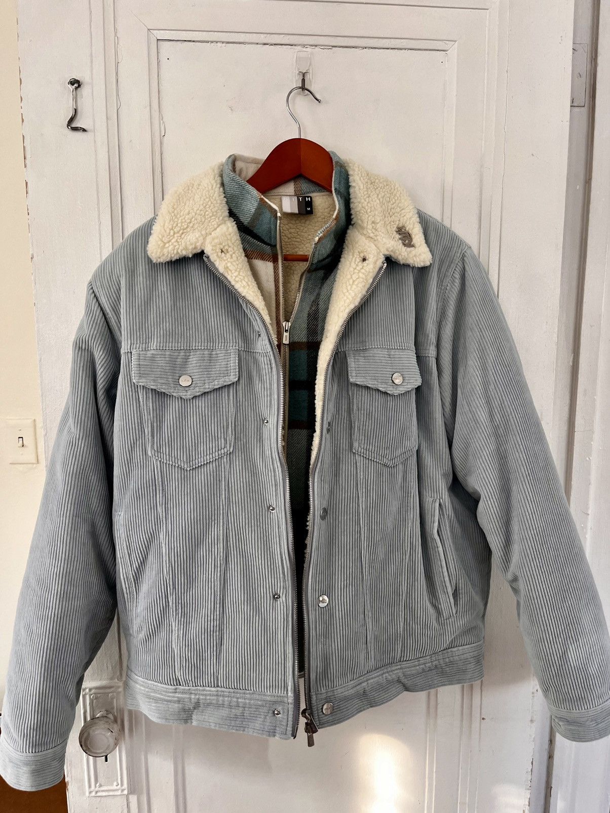 Kith Kith Light Blue Corduroy Laight Jacket - Medium Size US M / EU 48-50 / 2 - 2 Thumbnail