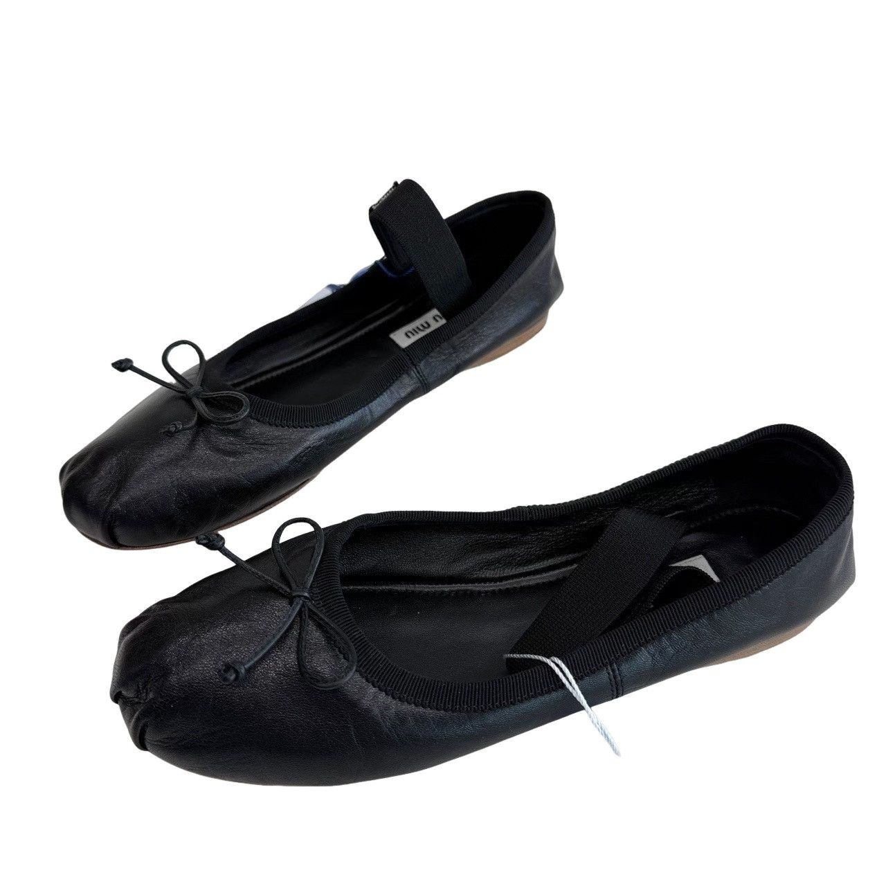 Miu Miu Miu Miu Bow Ballet Flats Size 36.5 Size US 6.5 / IT 36.5 - 1 Thumbnail