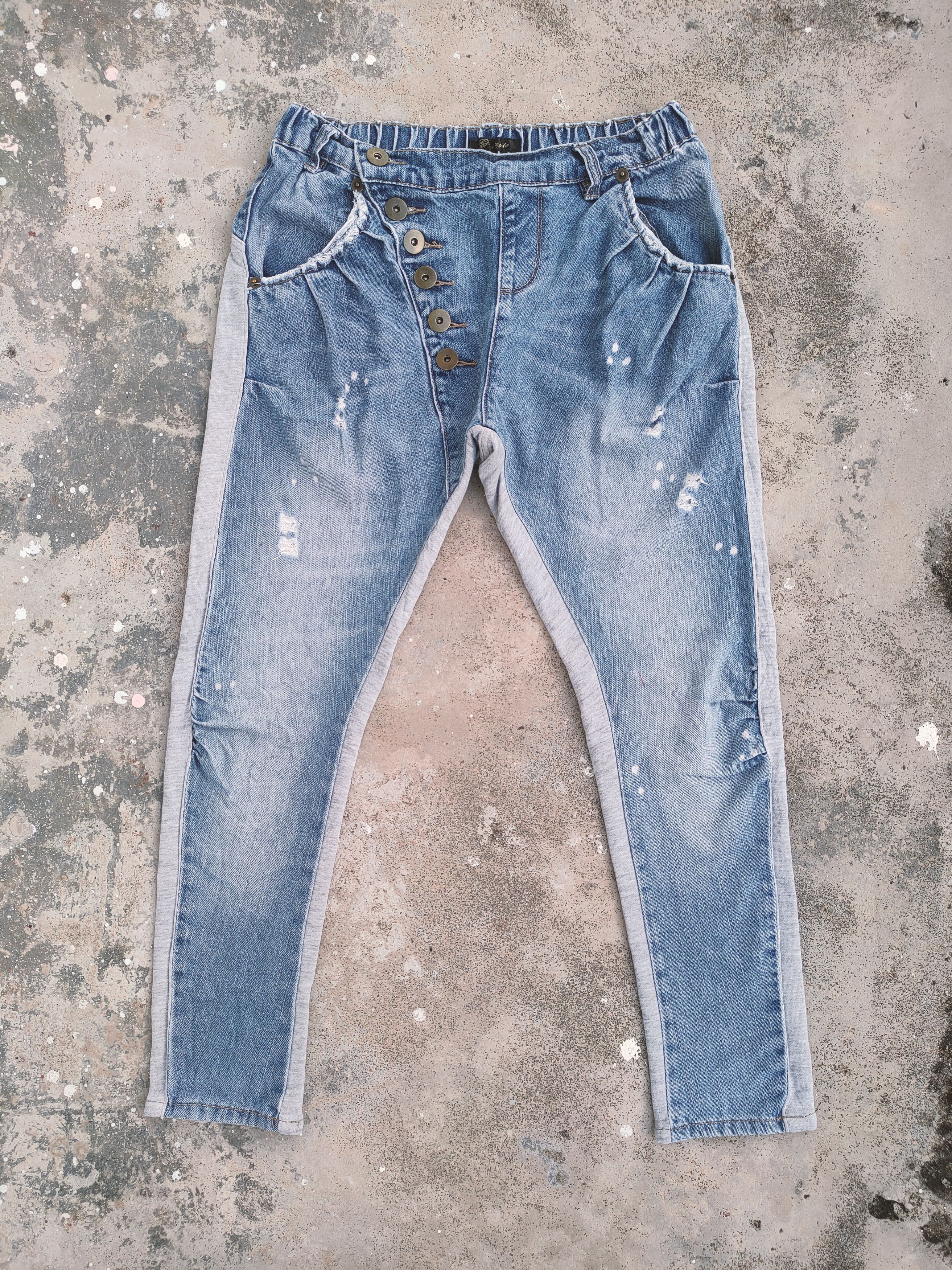 Japanese Brand × Vintage VINTAGE JAPANESE FADED DISTRESSED JEANS DENIM PANTS Size US 30 / EU 46 - 1 Thumbnail