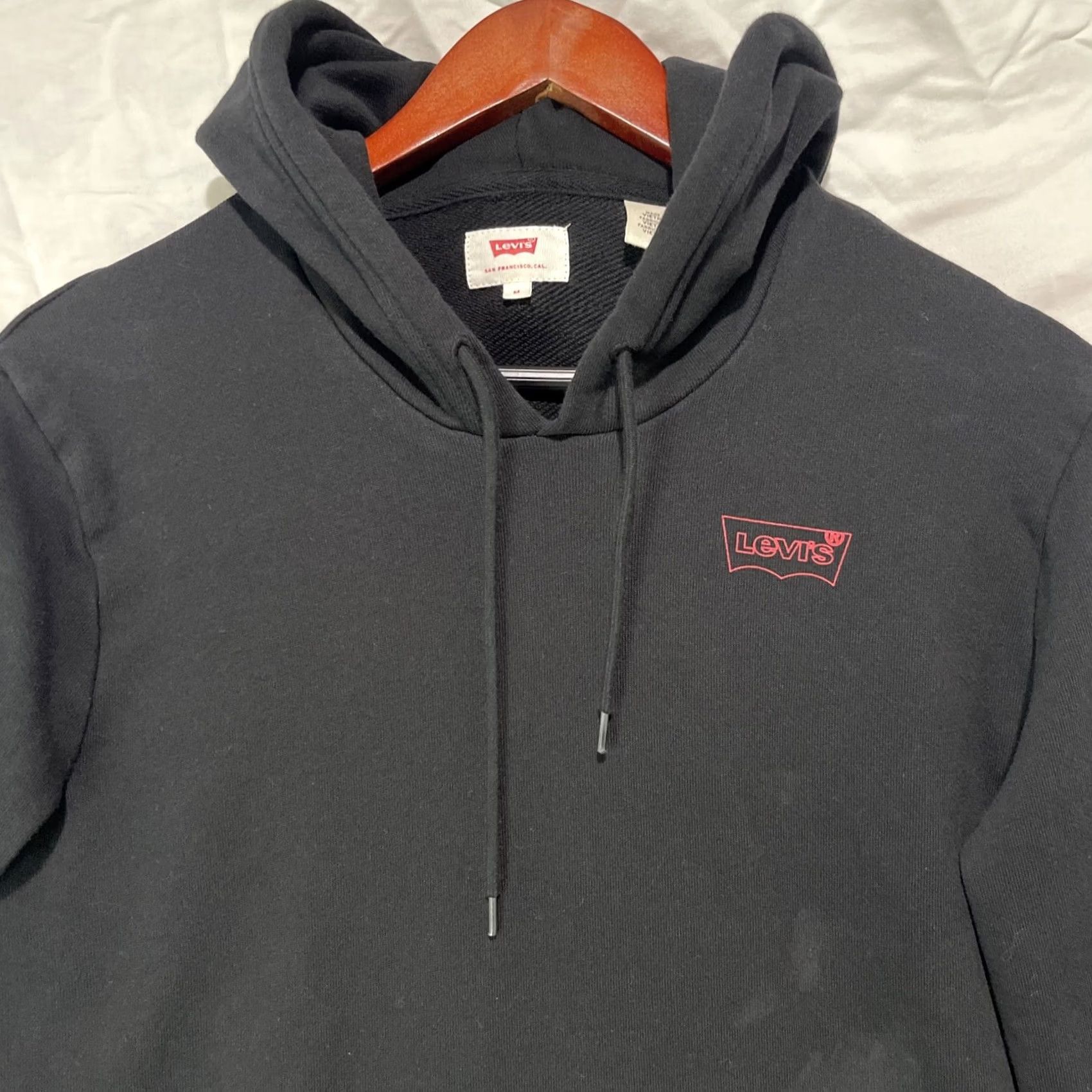 Levi's VINTAGE Darth Vader Hoodie Mens Medium Black Levis Star Wars Pullover Sweatshirt Size US M / EU 48-50 / 2 - 4 Thumbnail