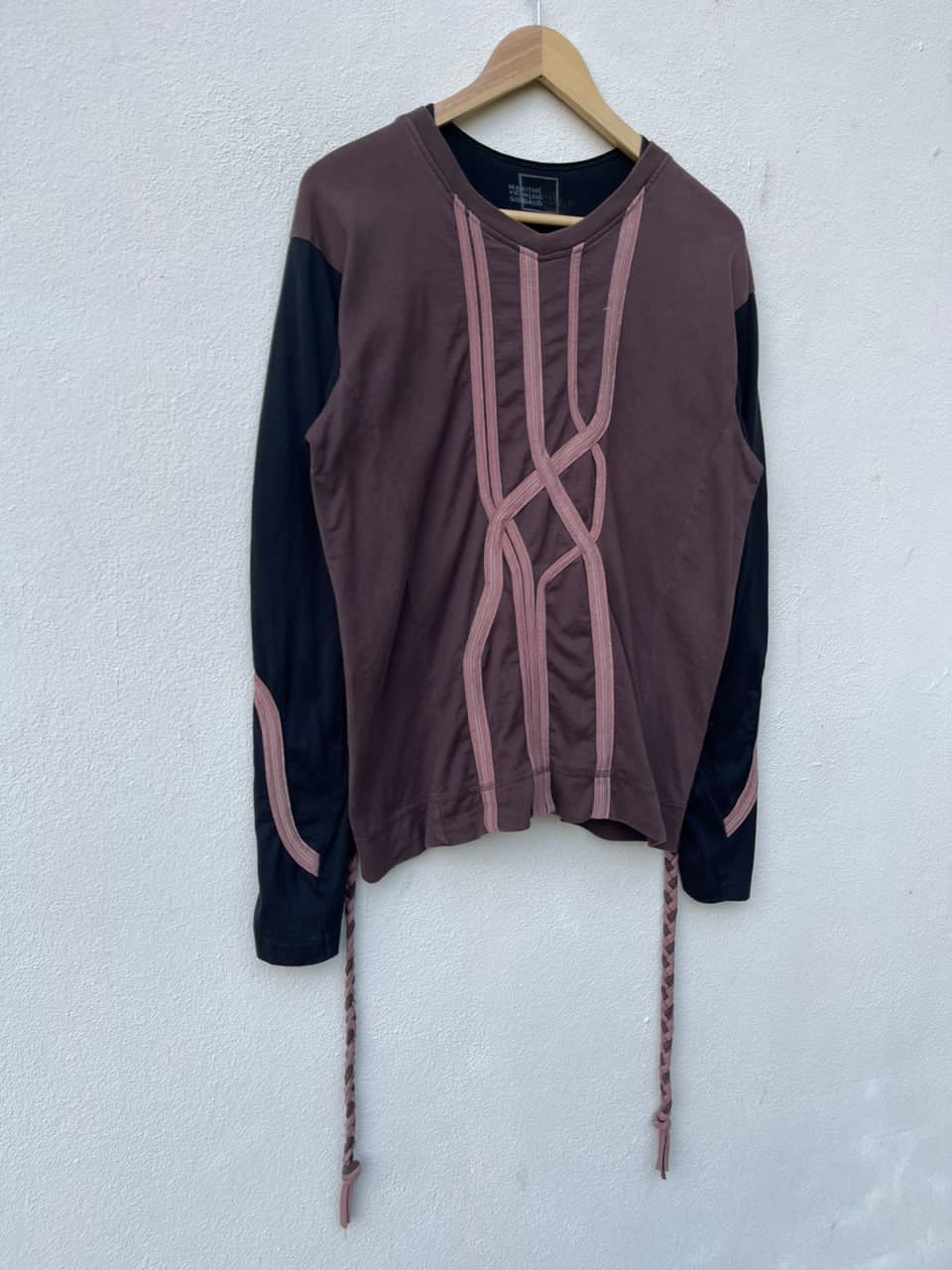 Japanese Brand Marithe Francois Girbaud Design Longsleeve Tee Size M / US 6-8 / IT 42-44 - 3 Thumbnail