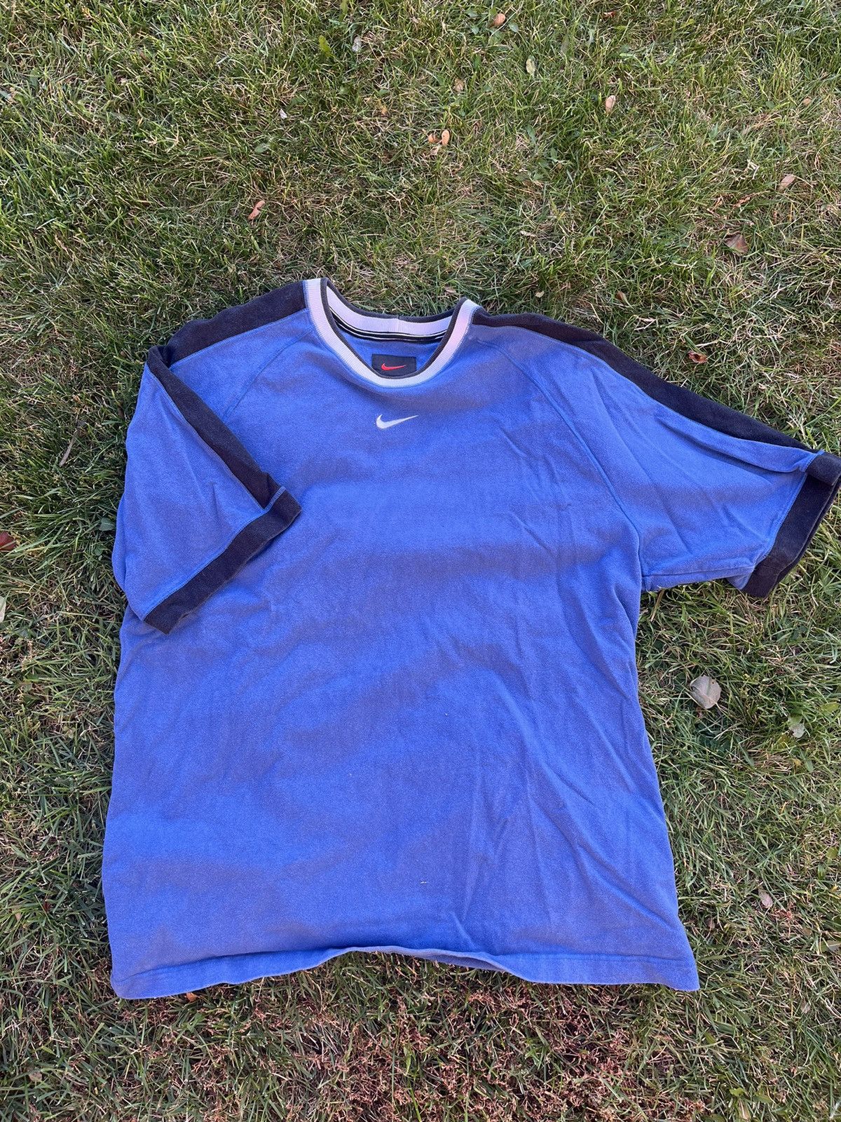 Nike × Vintage *RARE* Vintage Nike thick T Shirt Size US L / EU 52-54 / 3 - 1 Thumbnail