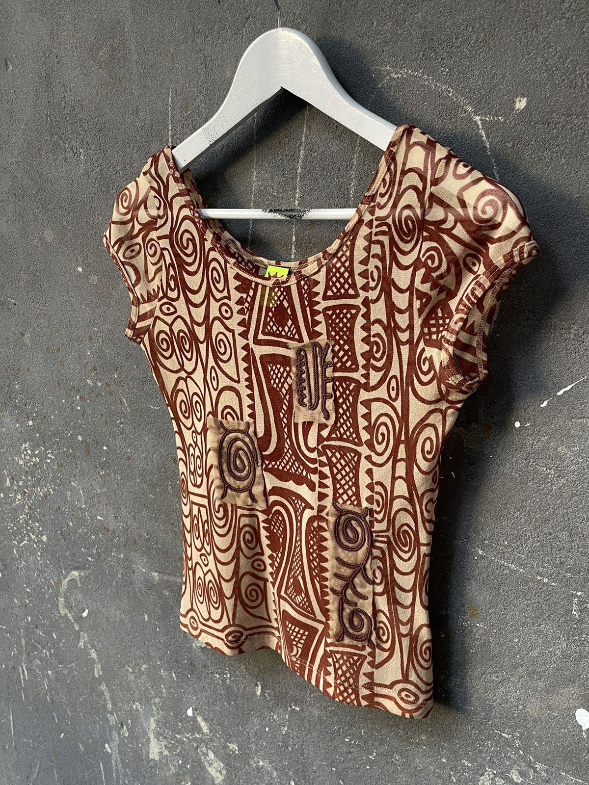 Vintage Save The Queen Mesh Tank Top Japanese JPG Style Y2K Vintage Size L / US 10 / IT 46 - 3 Thumbnail