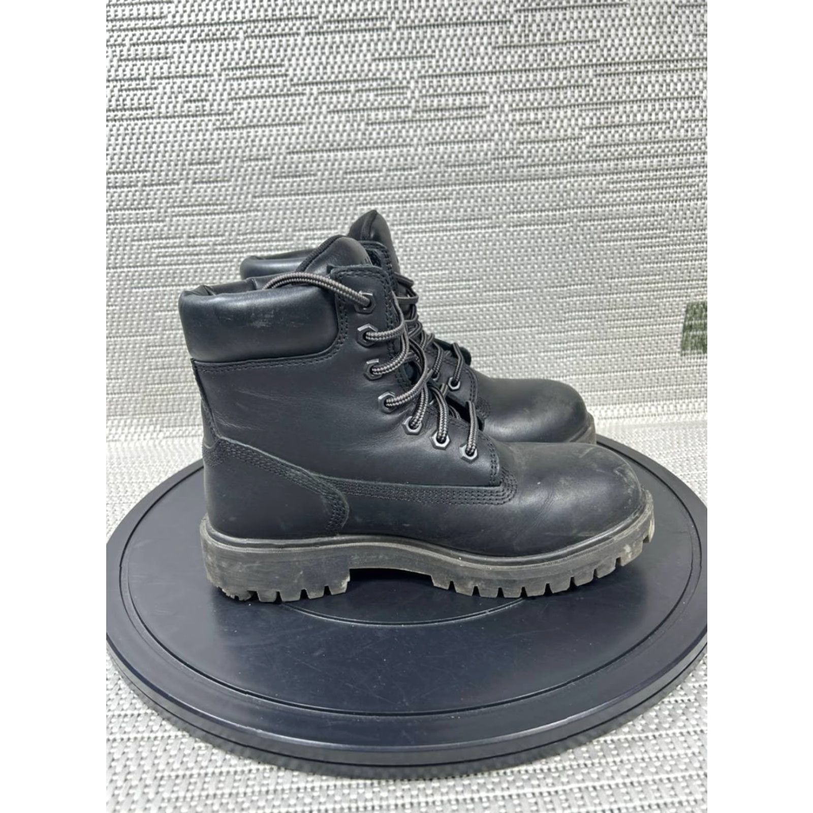 Timberland Timberland PRO Boot Womens Size 5.5 M Direct Attach Steel Toe Work Black Leather Shoes Size US 6 / IT 36 - 3 Thumbnail