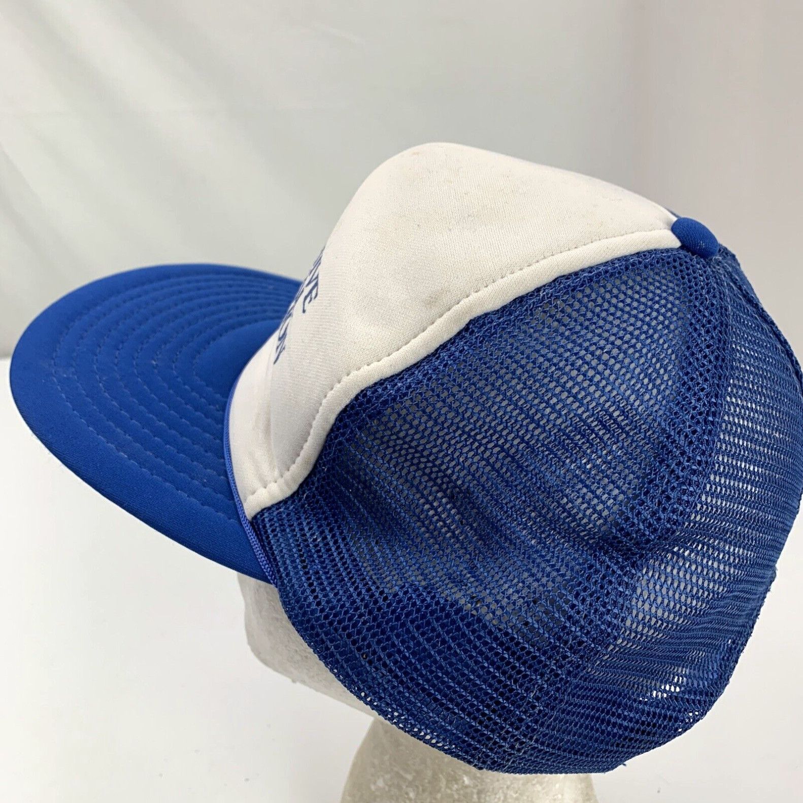 C.C Unisex Adjustable Trucker Hat - Distressed Style, Cotton Polyester Blend, Precurved Bill, One Size Fits Most