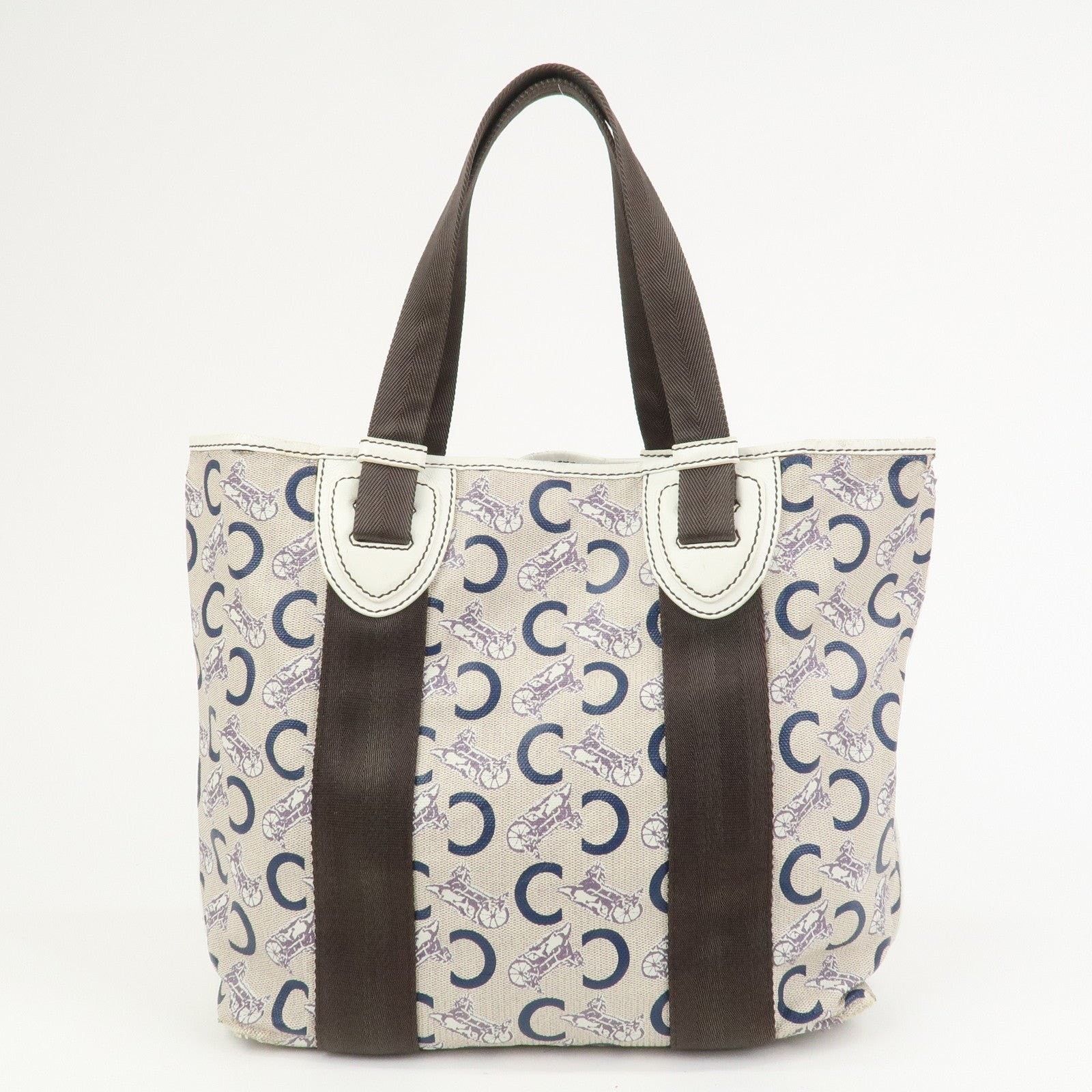 Celine Celine Macadam Coated Canvas Tote Beige Size ONE SIZE - 2 Thumbnail