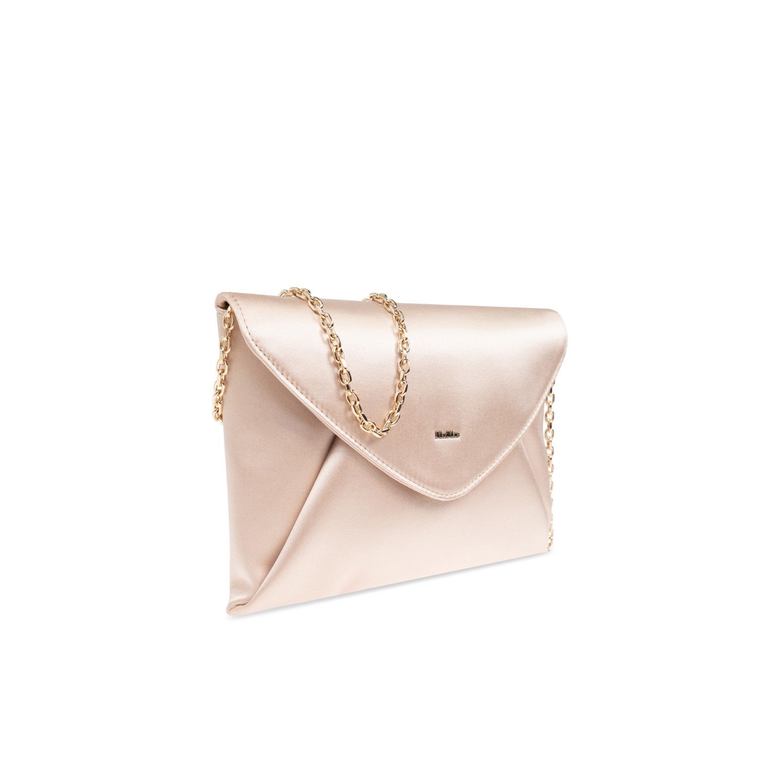 Max Mara MAX MARA Envelope Beige Satin Shoulder Bag New And Authentic Size ONE SIZE - 3 Thumbnail