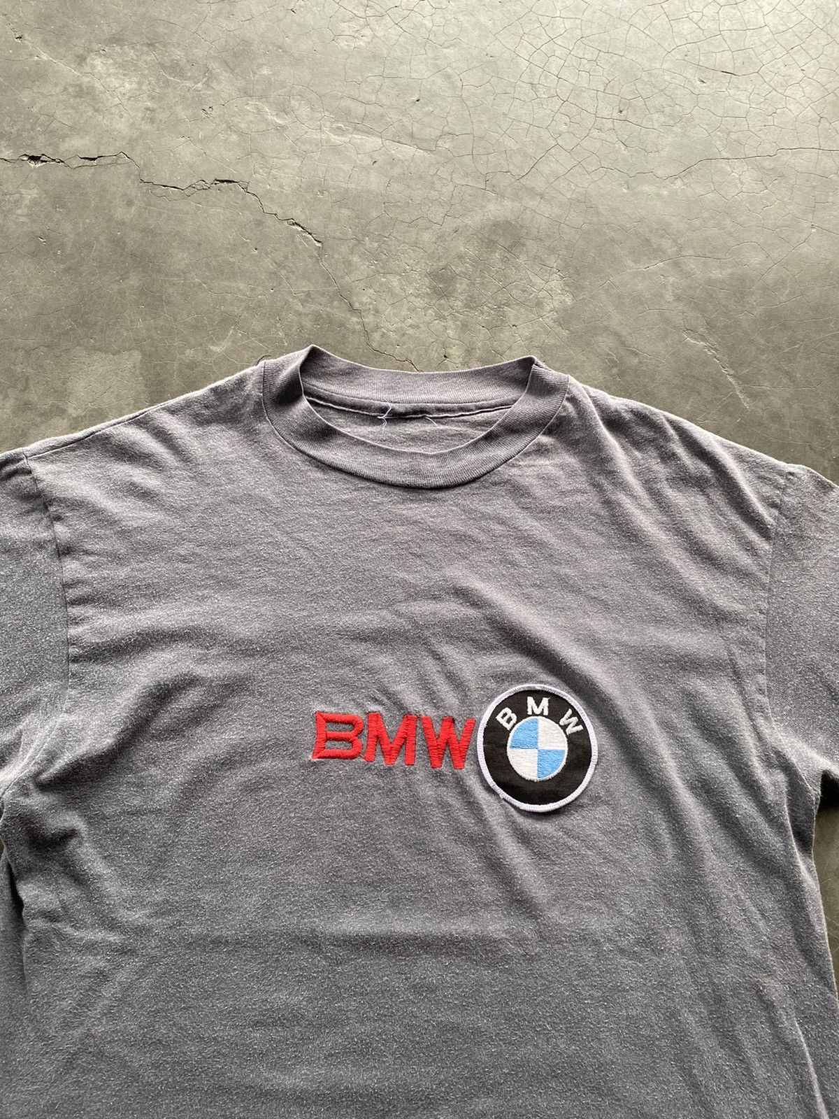 Vintage Vintage Trash Faded Embroidery BMW Shirt Size US L / EU 52-54 / 3 - 2 Thumbnail
