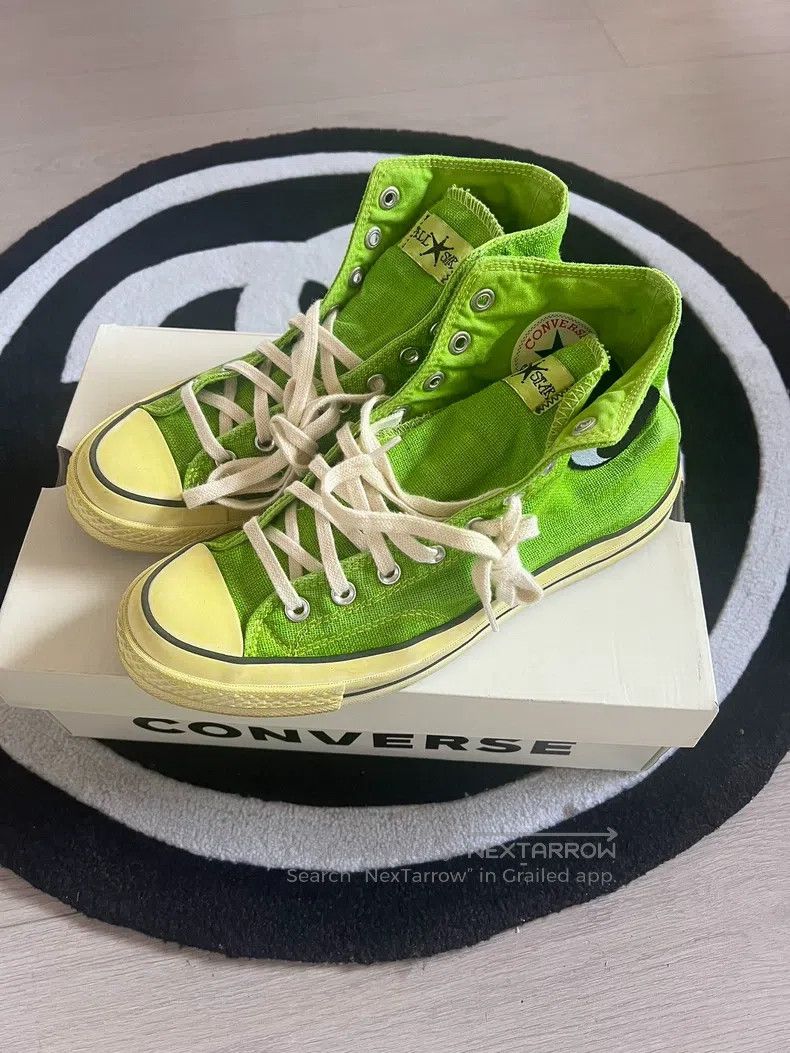 Our Legacy Our Legacy Lizard Green High Heel Canvas Shoes Size US 10 / EU 43 - 1 Thumbnail