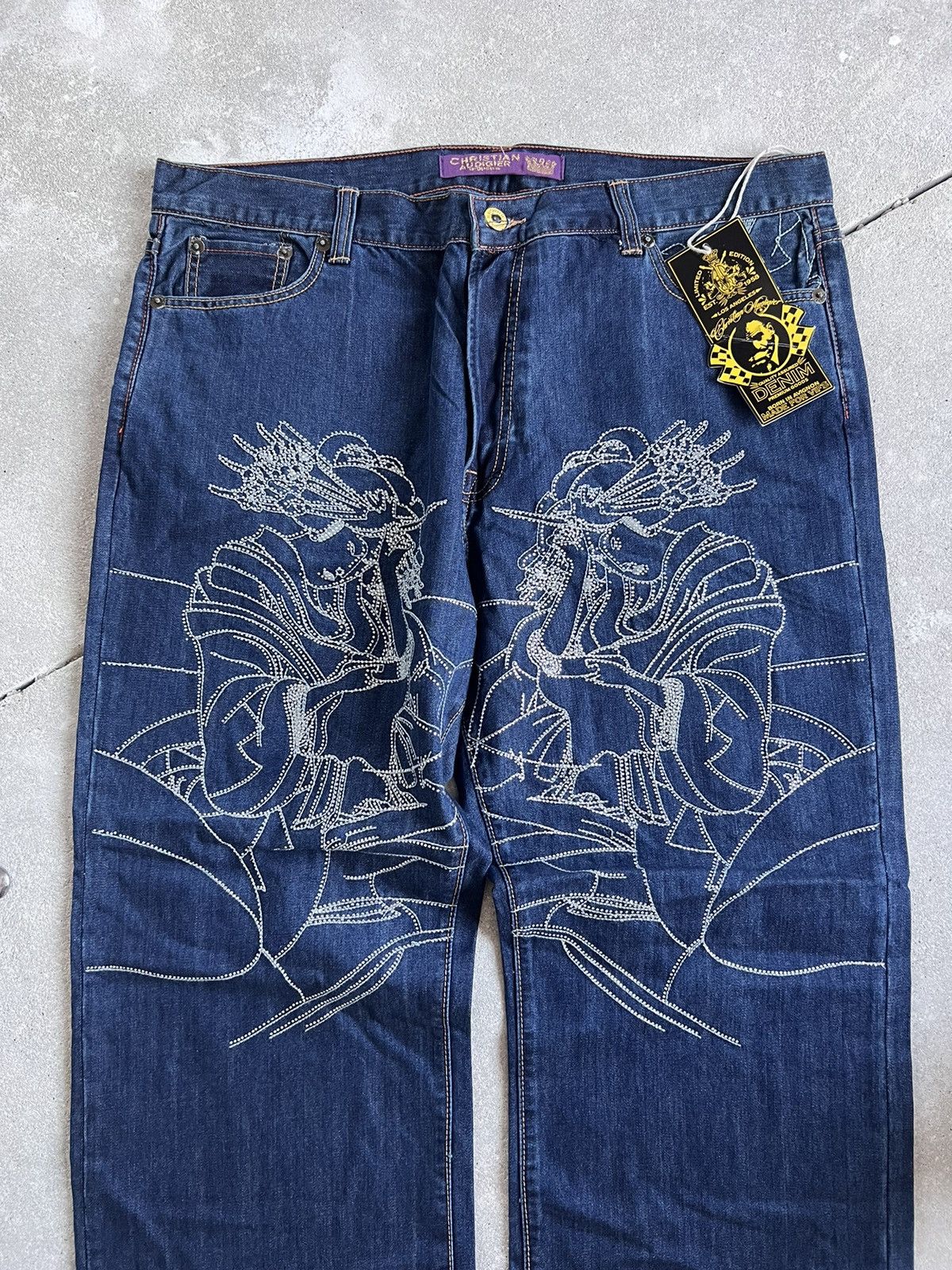 Christian Audigier NWT CHRISTIAN AUDIGIER Jeans Baggy Gangsta Size US 38 / EU 54 - 7 Thumbnail