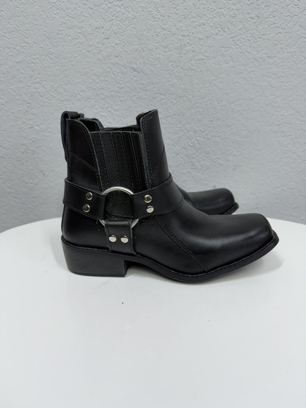 If Six Was Nine Vintage Italian AS 98 Rick Owens Style Leather Cowboy Boots Size US 9 / EU 42 - 6 Thumbnail