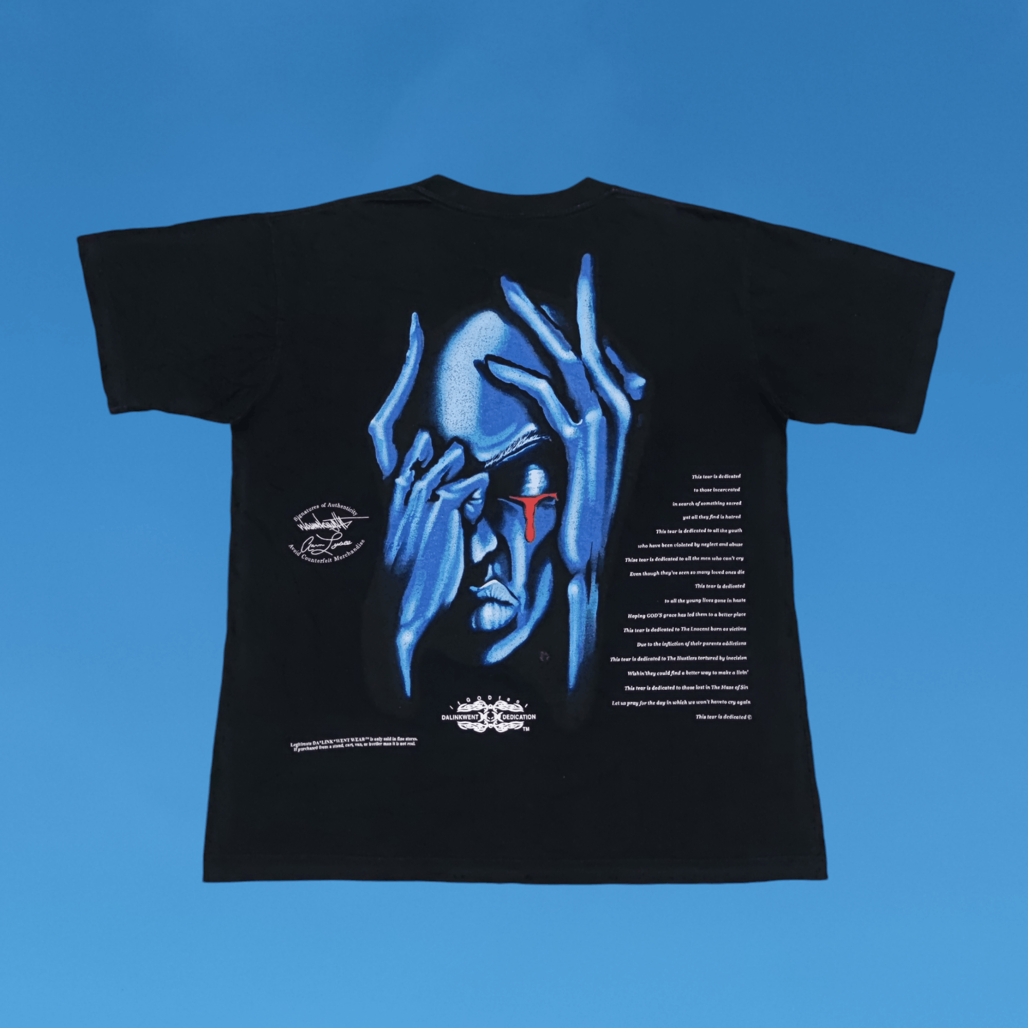 Band Tees × Rap Tees × Vintage Vintage 90s Da Link Went Hip Hop Rappers Style T Shirt Rare Size US M / EU 48-50 / 2 - 1 Thumbnail