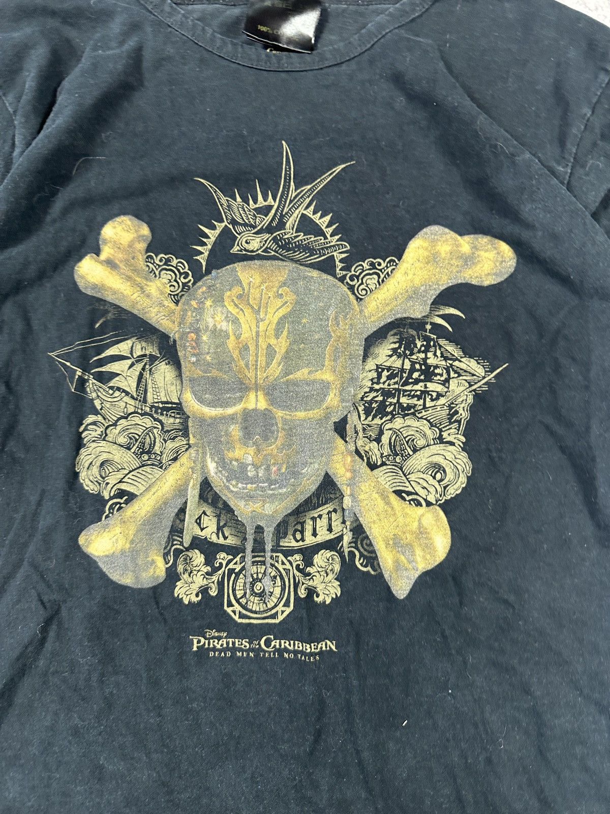 Disney Pirates Of Caribbean Logo Disney T-shirt Movie Streetwear L Size US L / EU 52-54 / 3 - 2 Thumbnail