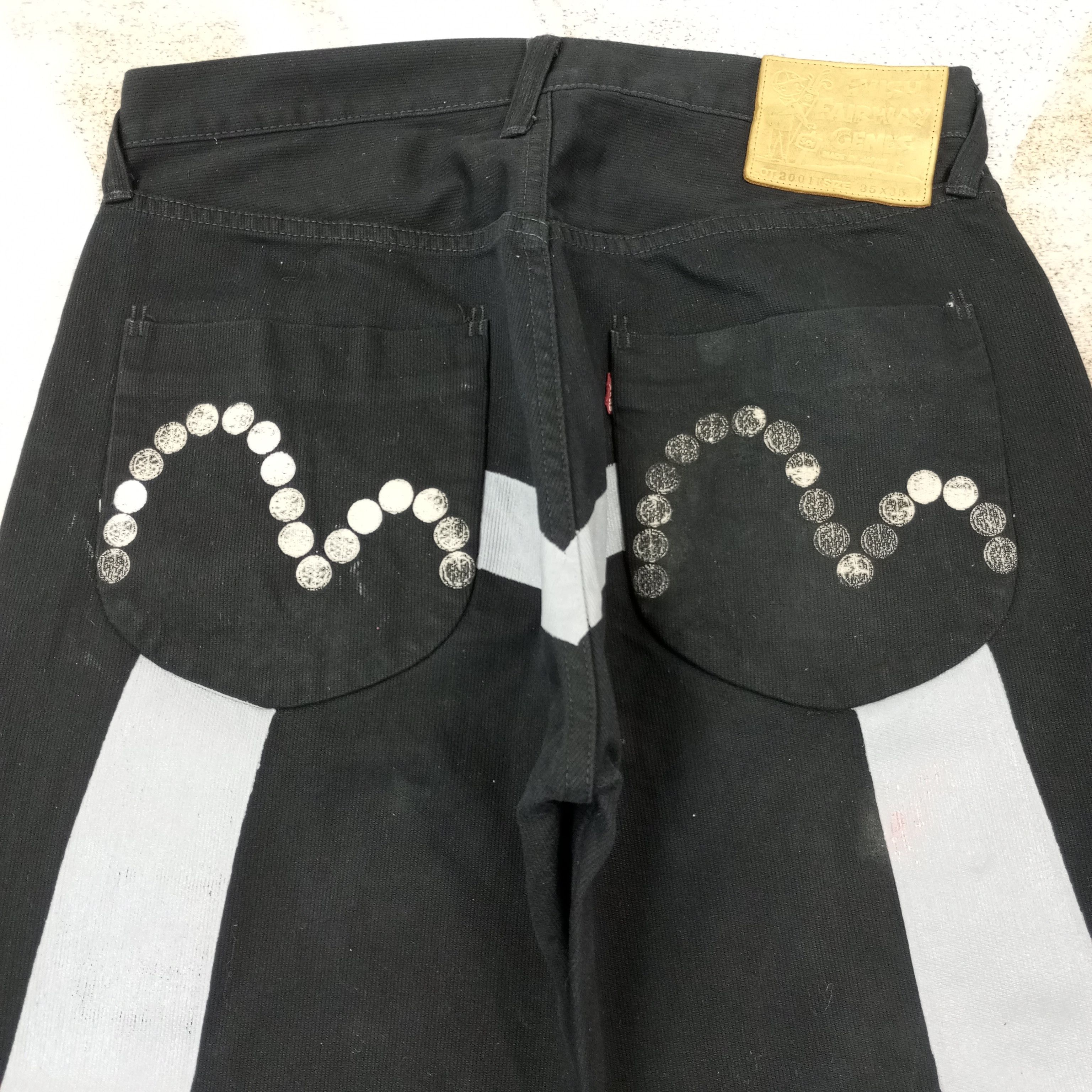 Japanese Brand Evisu Streetwear Custom Daicock Pants c235n3 Size US 32 / EU 48 - 2 Thumbnail