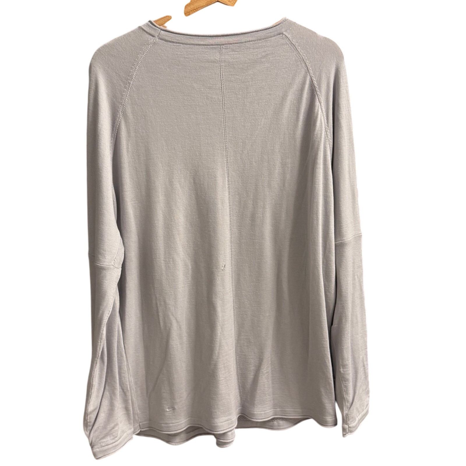 Nike Nike ESC Long-Sleeve Knit Top In Grey Size Large Retail $450 Size US L / EU 52-54 / 3 - 3 Thumbnail