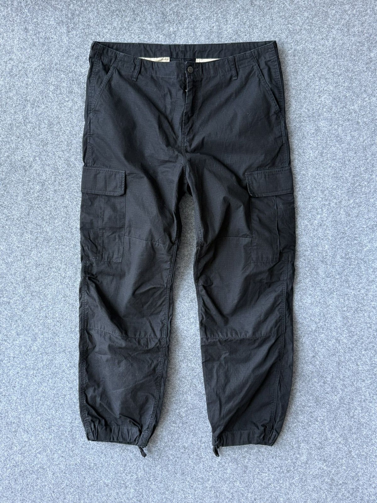 Carhartt Vintage Carhartt Black Aviation Cargo Pants size 38x32 Size US 38 / EU 54 - 2 Thumbnail