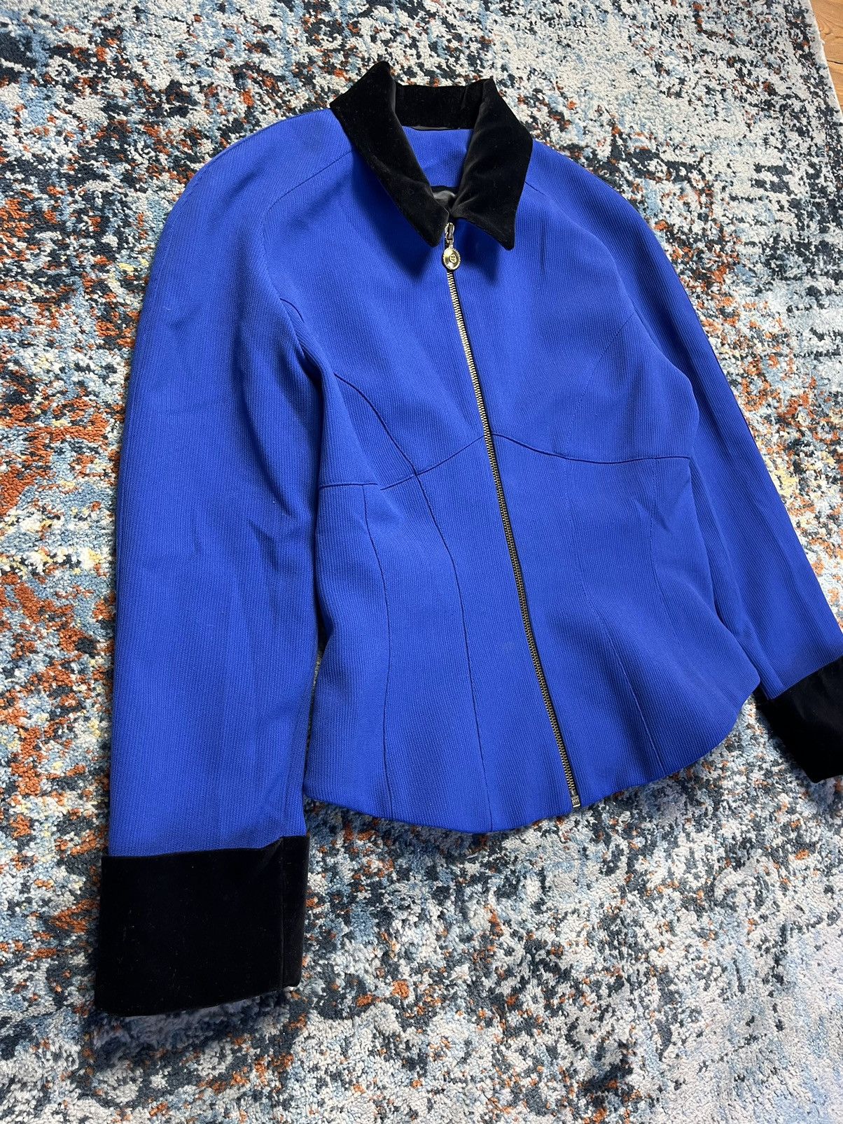 MCM × Vintage Vintage 80s MCM velvet elements blazer avant-garde design Size M / US 6-8 / IT 42-44 - 4 Thumbnail