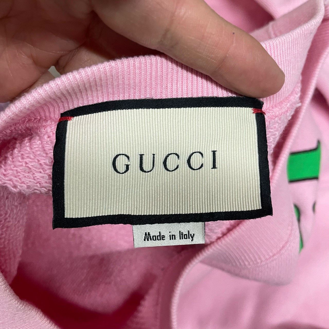 Gucci Gucci Pink deer sweatshirt 2501-Nextarrow Size US S / EU 44-46 / 1 - 5 Thumbnail