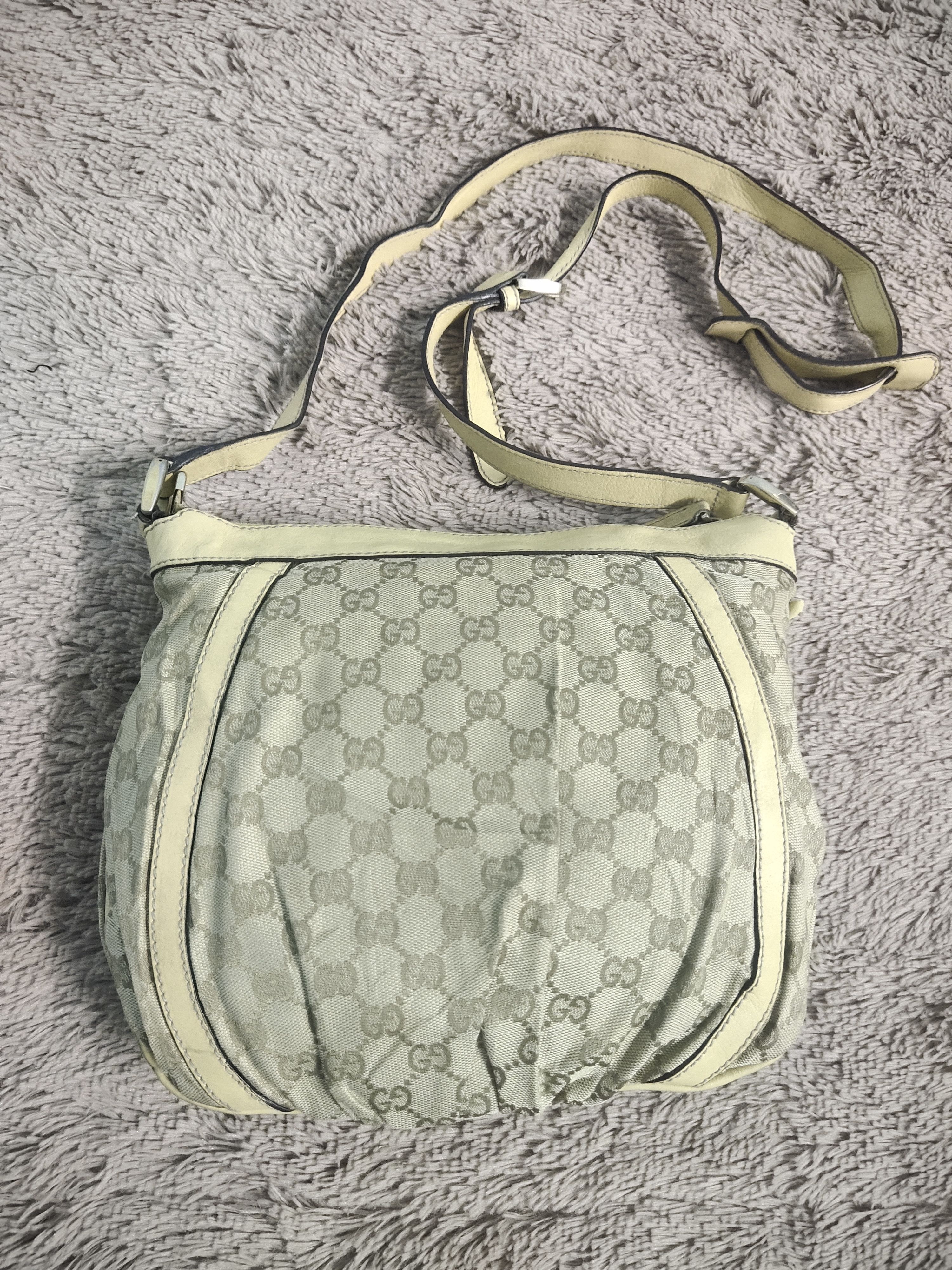 Gucci × Vintage Gucci Abbey D-Ring Pochette GG Canvas Brown Size ONE SIZE - 2 Thumbnail