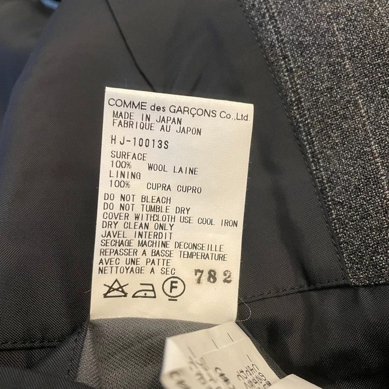COMME des GARÇONS Wool Suit Jacket in Gray-2505