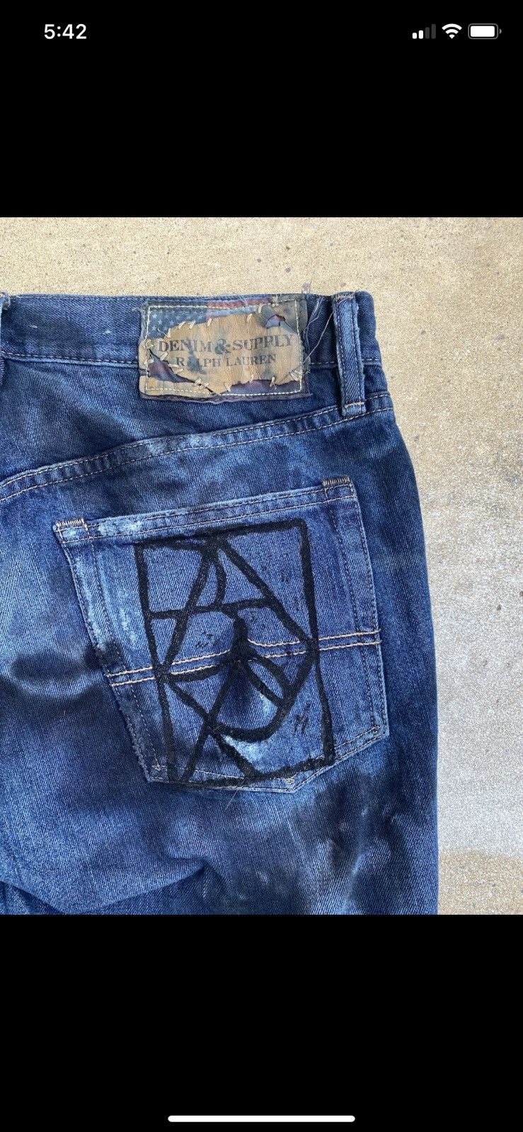 Denim & Supply Ralph Lauren Hand dyed RL Jeans Denim and Supply co 31x32 Size US 31 - 4 Thumbnail