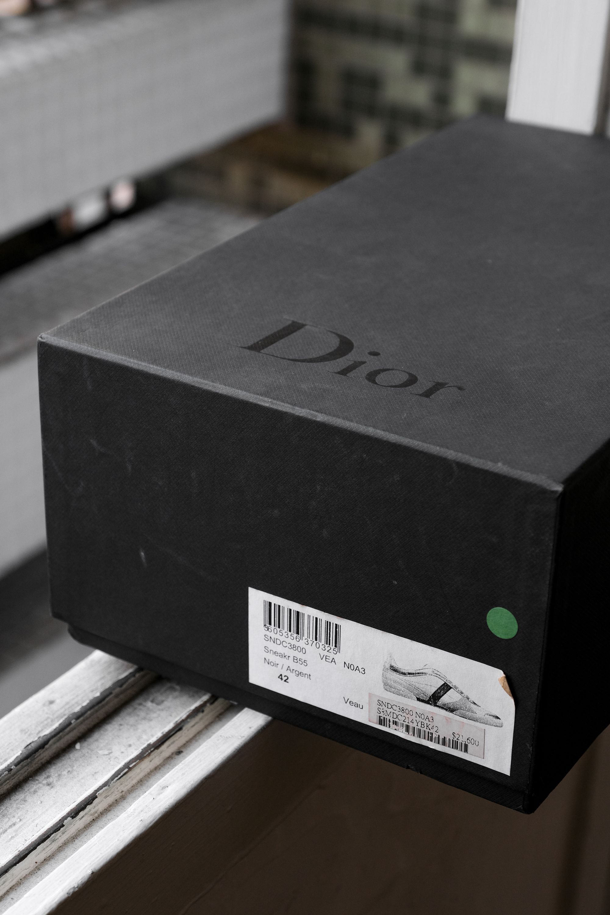 Dior DIOR HOMME White/Red/Grey Leather Sneakers Size US 8.5 / EU 41-42 - 9 Thumbnail