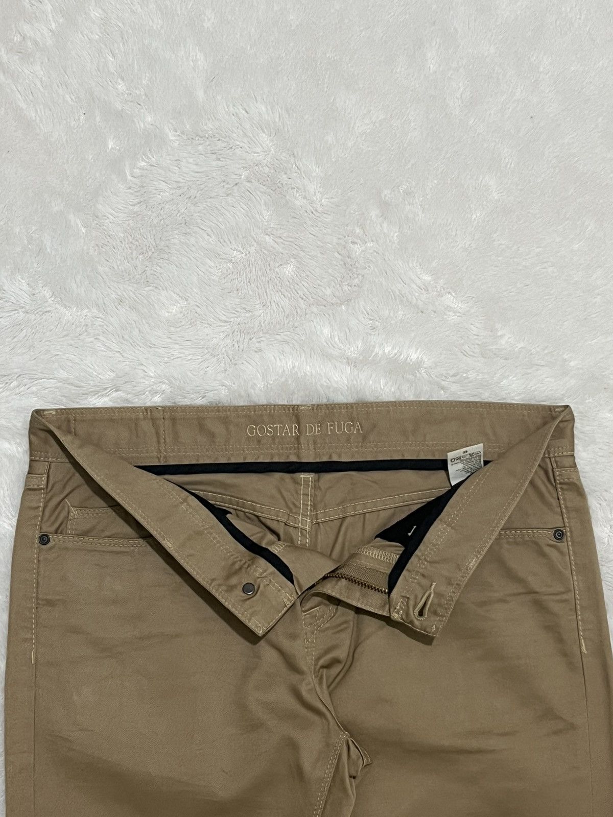 Other GOSTAR DE FUGA Japan Slim Straight Chino Pants Made in Japan Size US 33 - 3 Thumbnail
