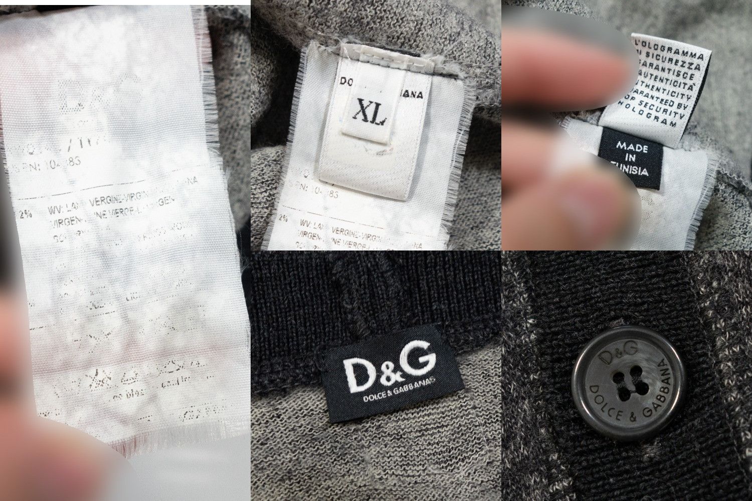 Dolce & Gabbana Asymmetric Button-Up Wool Blend Cardigan Size US L / EU 52-54 / 3 - 7 Thumbnail