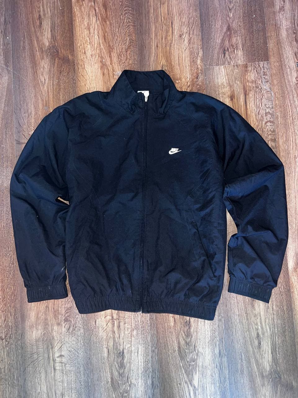 Nike × Vintage Vintage nike 00s Y2K Swoosh Drill track Japan Jacket Size US M / EU 48-50 / 2 - 1 Thumbnail