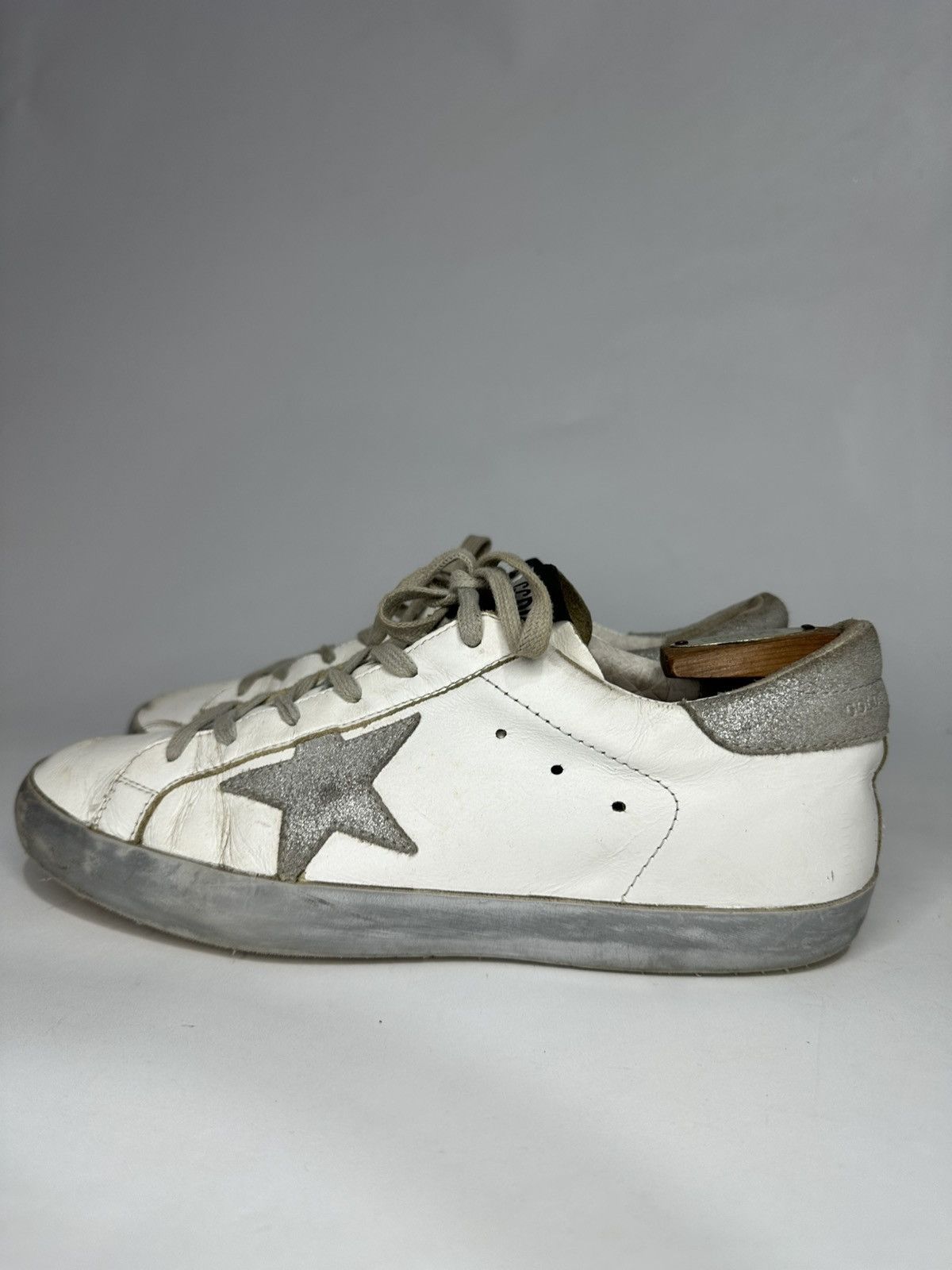 Golden Goose Golden Goose Superstar Distressed Leather Men’s Sneakers. Size US 7 / EU 40 - 2 Thumbnail