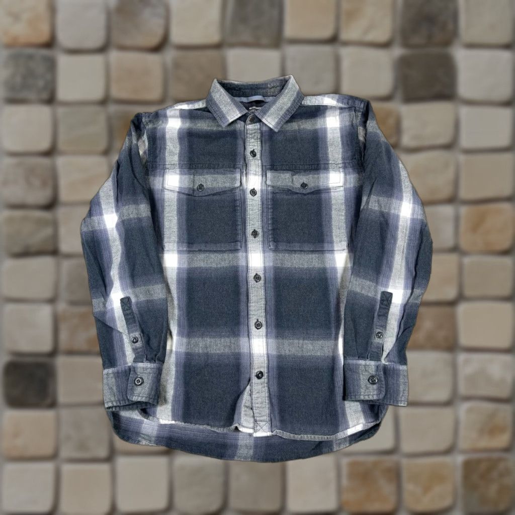 Vintage REI Shirt Mens Medium Blue White Cotton Button Up Size US M / EU 48-50 / 2 - 1 Thumbnail