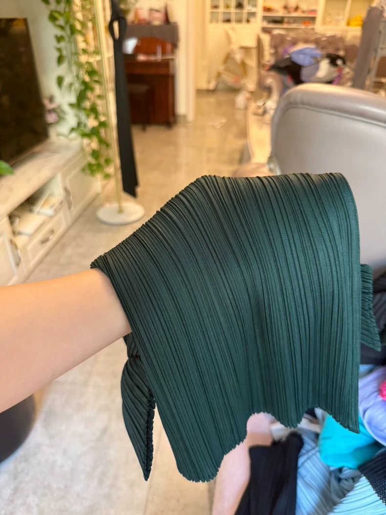 Issey Miyake issey miyake size:3 Dark green short-sleeved shirt 2505-Ne Size XXS / US 00 / IT 34 - 7 Thumbnail