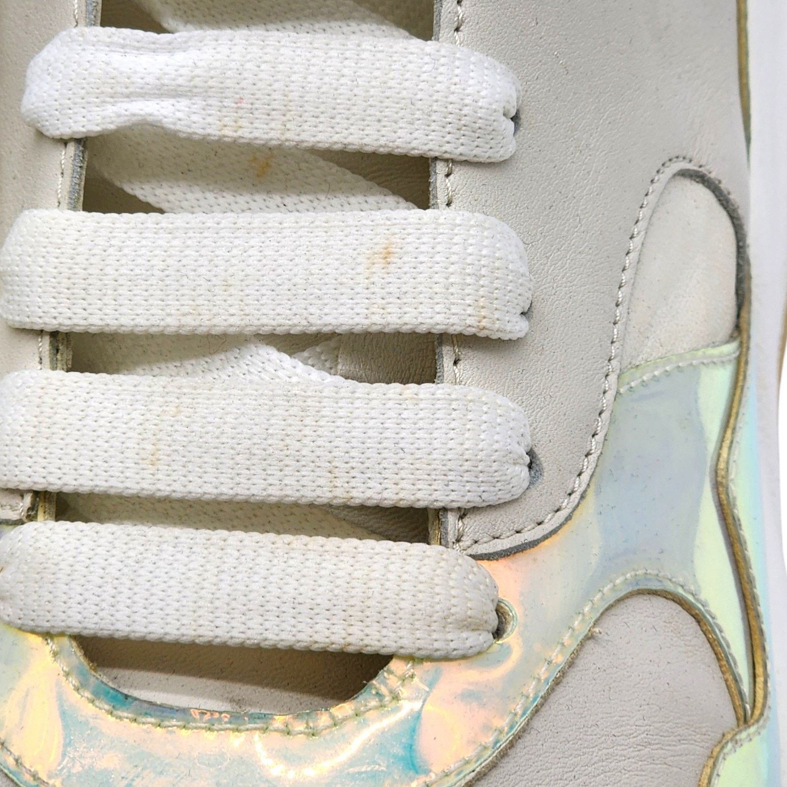 Alexander McQueen Leather Iridescent Trim Multi Sneakers EU 46 US 13 Size US 13 / EU 46 - 11 Thumbnail