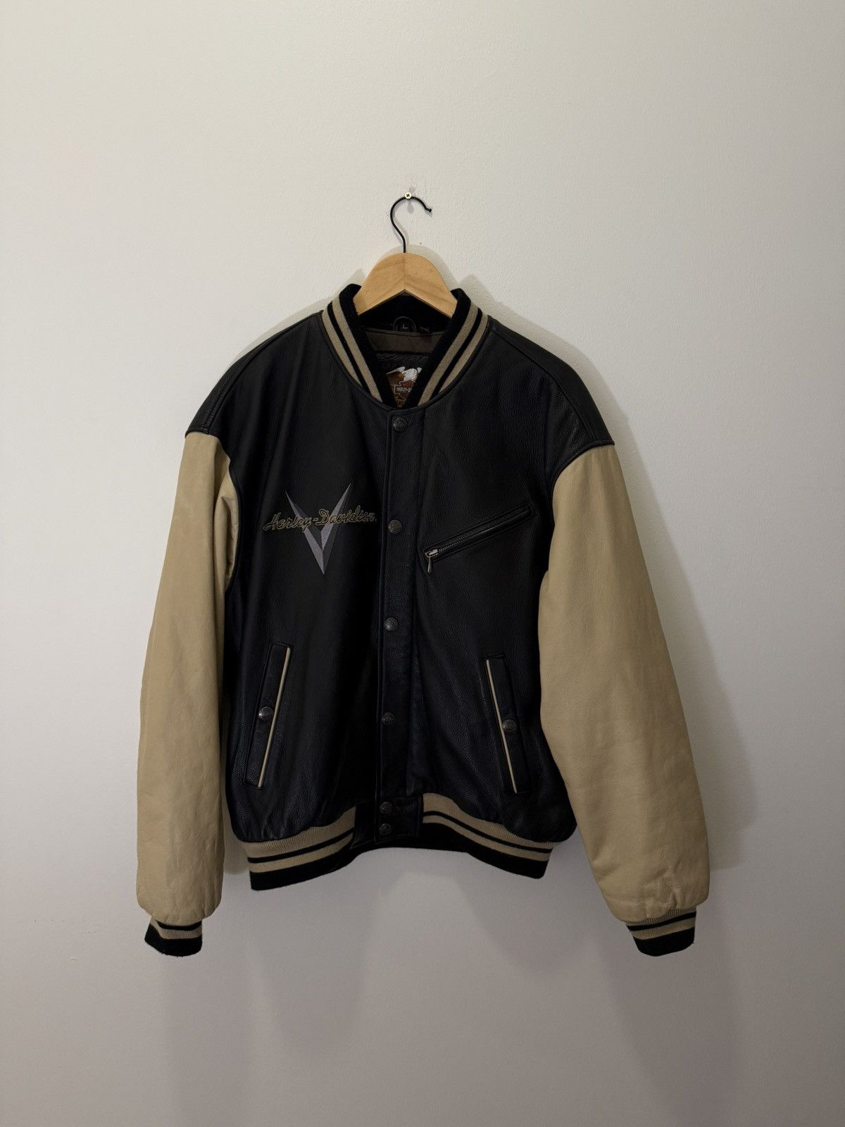 Harley Davidson Harley Davidson Leather Vintage Jacket Size US L / EU 52-54 / 3 - 1 Thumbnail