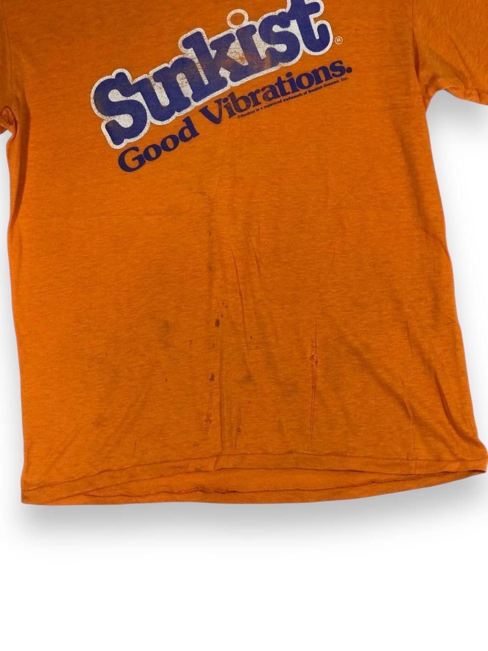 Vintage vintage 80s sunkist orange tangerine drink paper thin Size US M / EU 48-50 / 2 - 3 Thumbnail