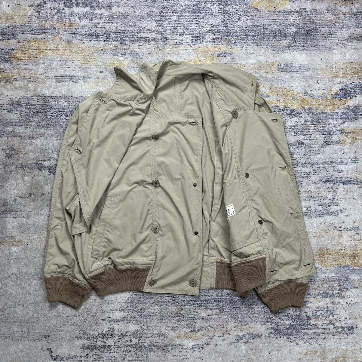 Issey Miyake Vintage 90s Renoma asymmetrical button bomber jacket Size US M / EU 48-50 / 2 - 8 Thumbnail