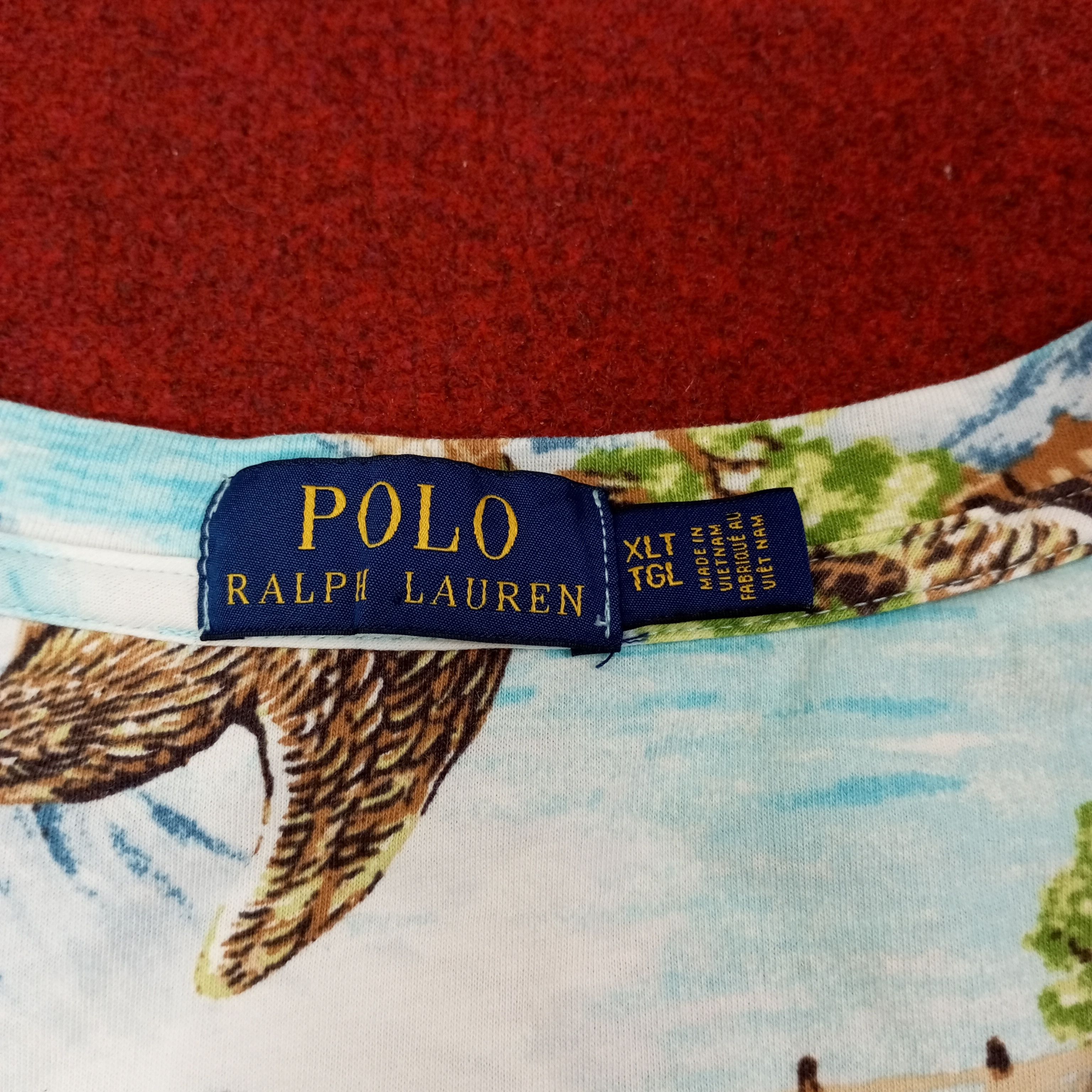 Polo Ralph Lauren Polo Ralph Lauren Summer Style Vintage Tshirt c249n31 Size US XXL / EU 58 / 5 - 4 Thumbnail