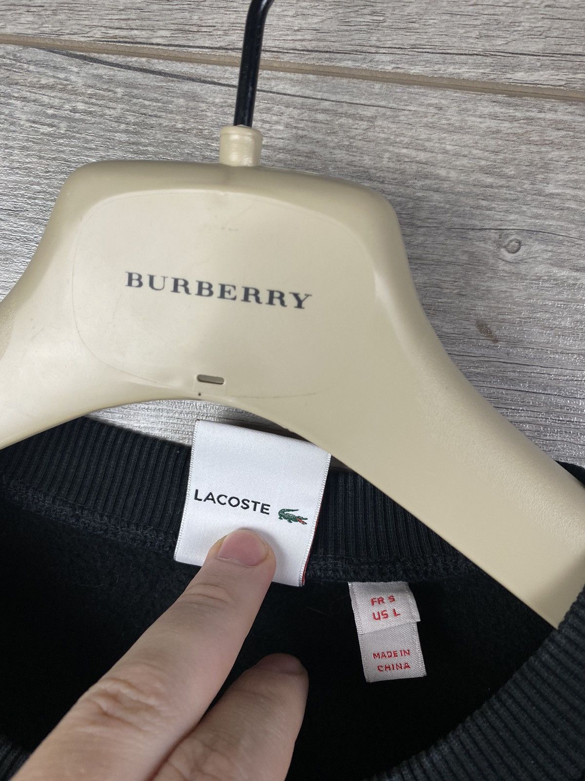 Lacoste × Supreme Sweatshirt in collaboration Lacoste Live Supreme Size L Size US L / EU 52-54 / 3 - 5 Thumbnail