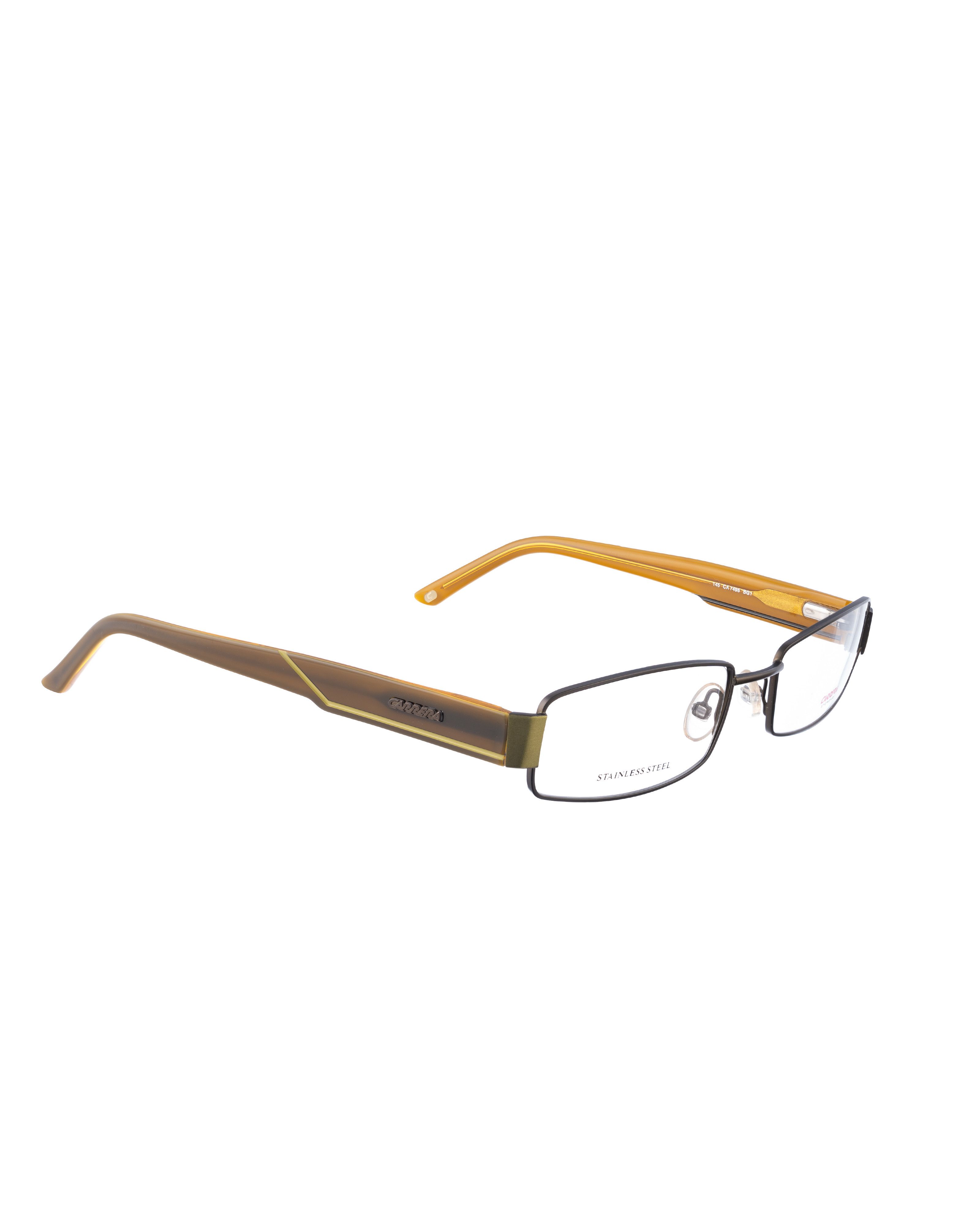 Carrera Carrera 90s Brown Glasses with Yellow & Orange Temples Size ONE SIZE - 1 Thumbnail