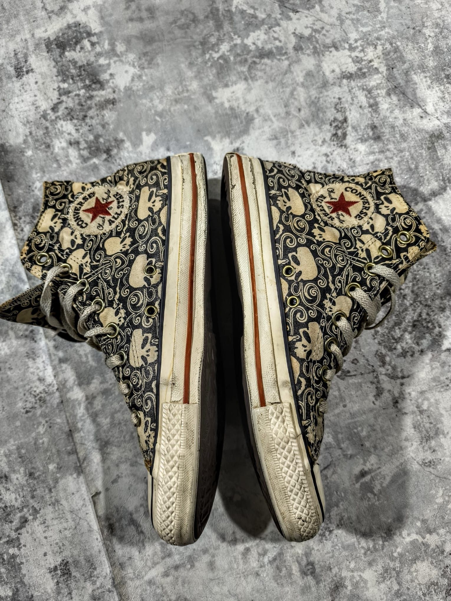 Hysteric Glamour Insane Skater Converse Skull Distressed Trashed Sneakers Size US 8.5 / EU 41-42 - 11 Thumbnail
