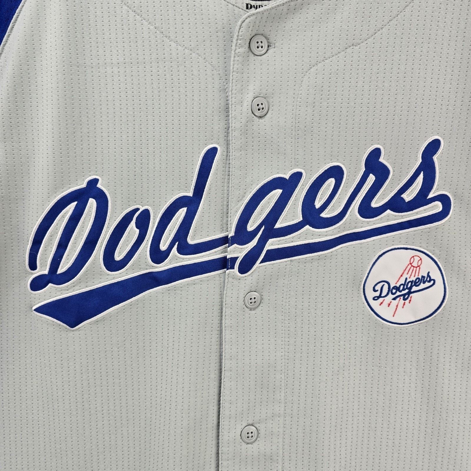 Other Dynasty Los Angeles Dodgers Jersey Mens XXL Gray Blue MLB Size US XXL / EU 58 / 5 - 3 Thumbnail