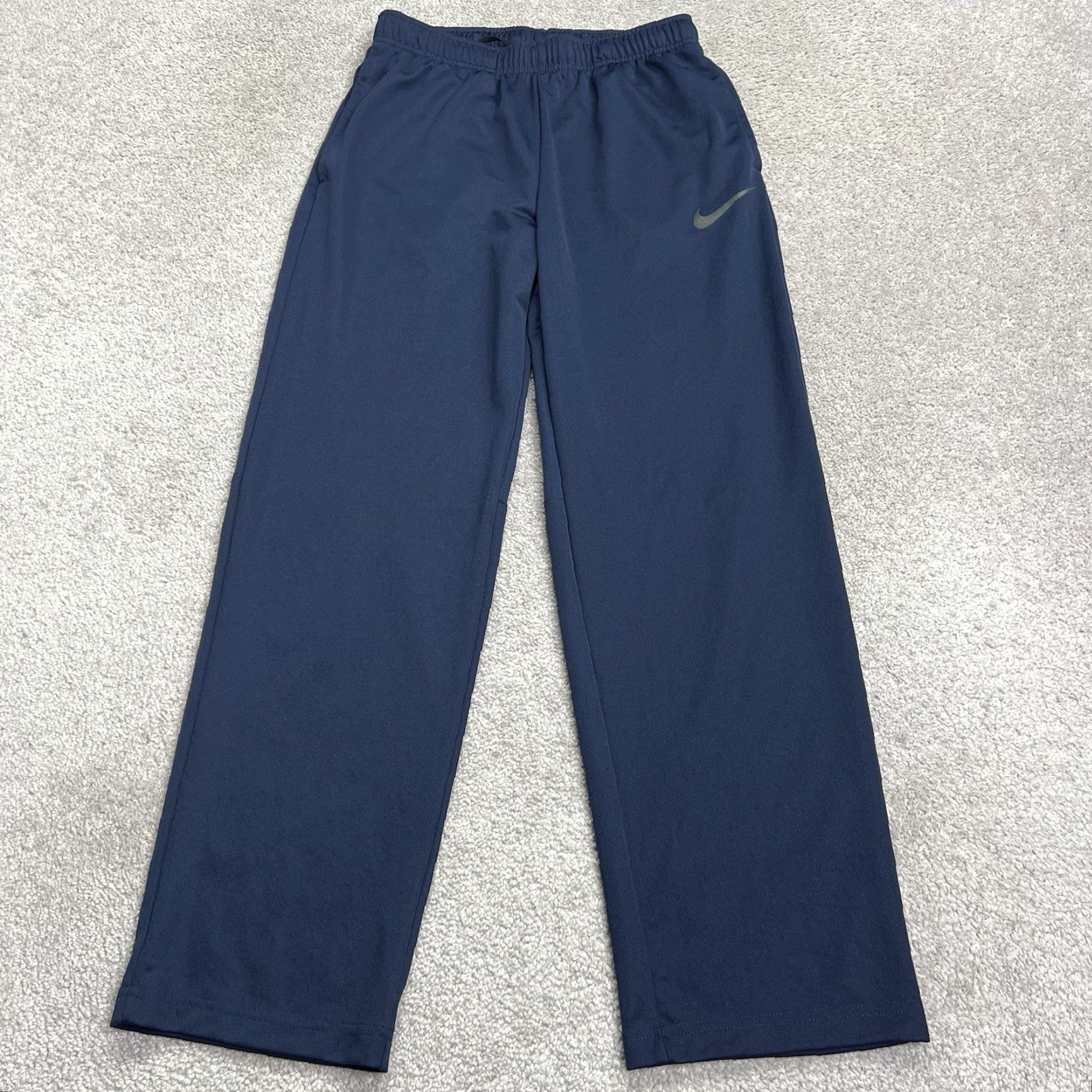 Nike Nike Pants Mens Medium Blue Stripe Epic Training Warmup Pants Activewear Track Size US 31 - 2 Thumbnail
