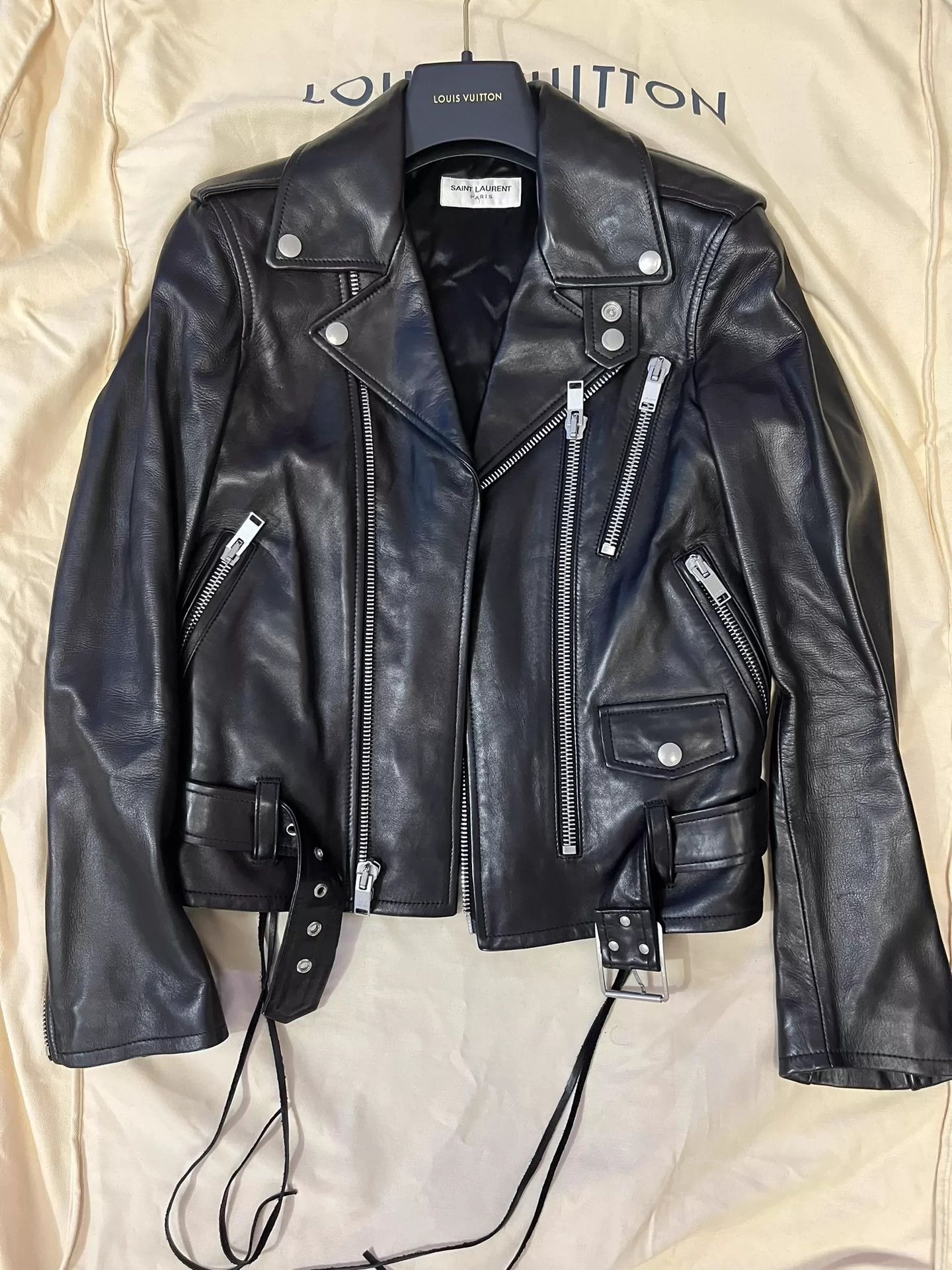 Saint Laurent Paris Saint Laurent Paris Classic leather jacket Size US M / EU 48-50 / 2 - 1 Thumbnail