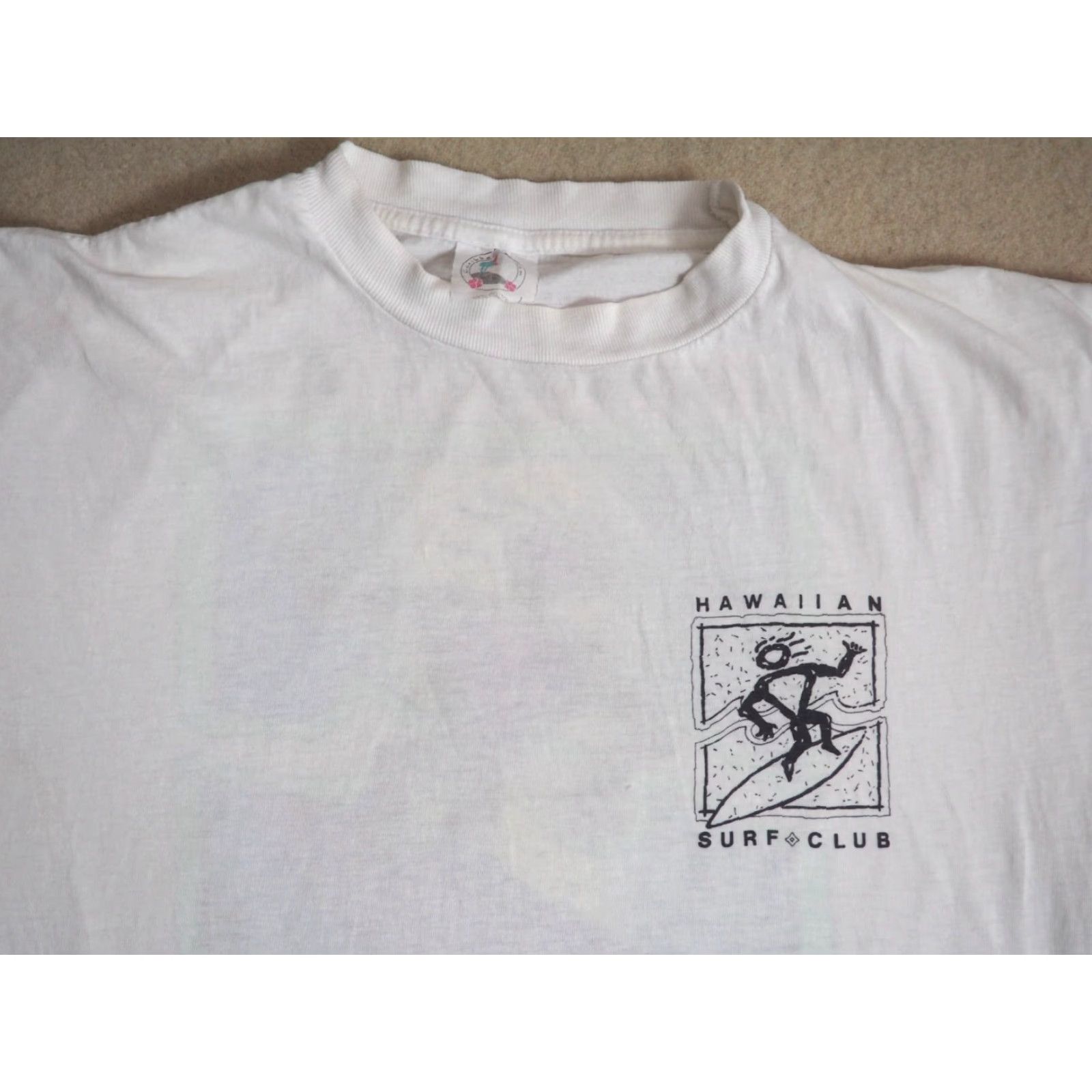 Vintage VTG 90s Caribbean Dreams T-Shirt Shirt Mens M White Tees Surf Club Hawaii Beach Retro Graphic Tee 90s Mens Size US M / EU 48-50 / 2 - 6 Thumbnail