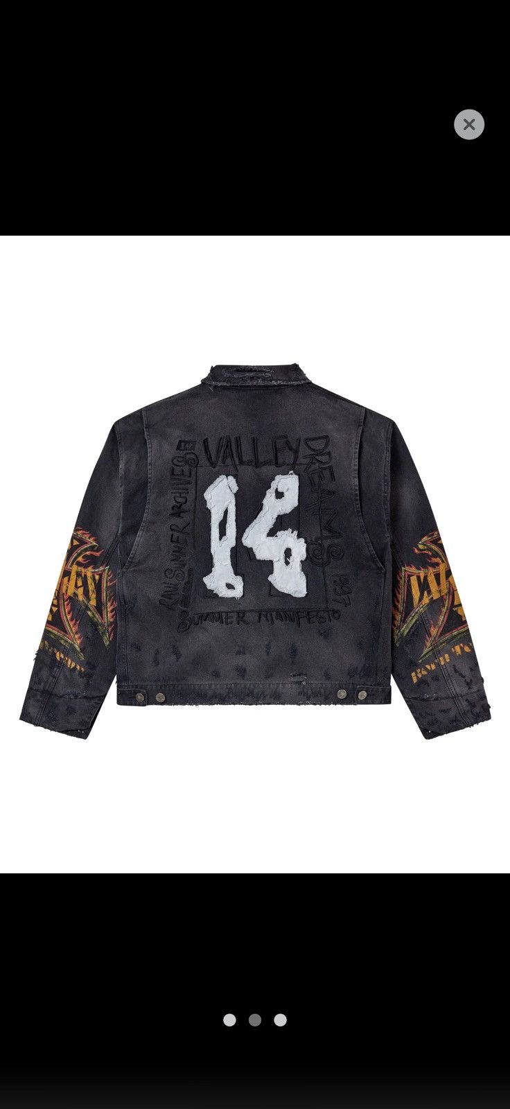 Vale Vale forever DESTRUCTION WORK JACKET Size US XL / EU 56 / 4 - 4 Thumbnail