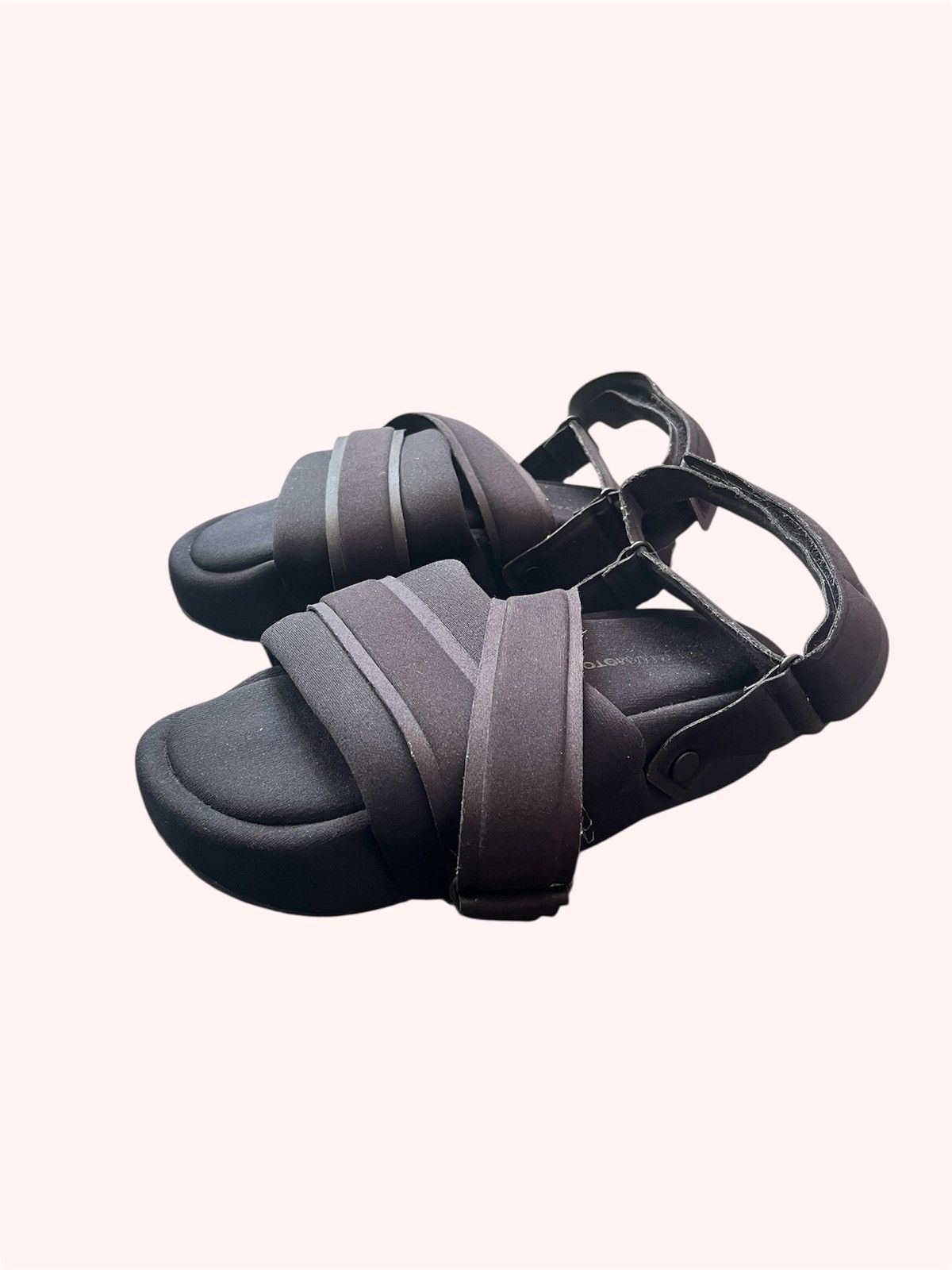 Adidas × Y-3 × Yohji Yamamoto Y-3 Hokori elastic band sandals